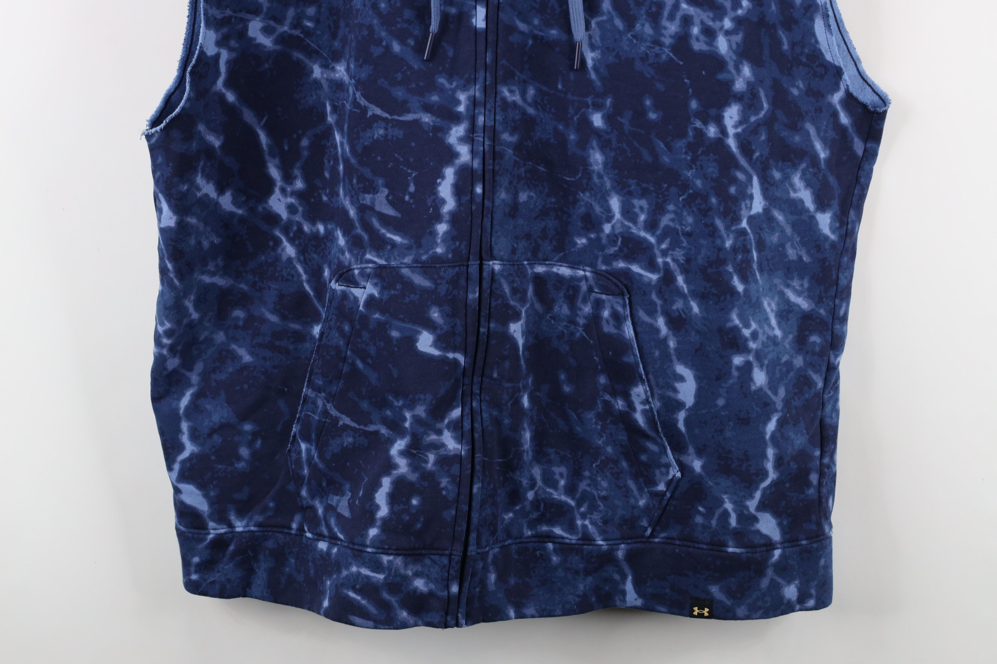 Under Armour × Vintage Under Armour x Project Rock Wash Sleeveless Muscle Hoodie Size US XXL / EU 58 / 5 - 3 Thumbnail