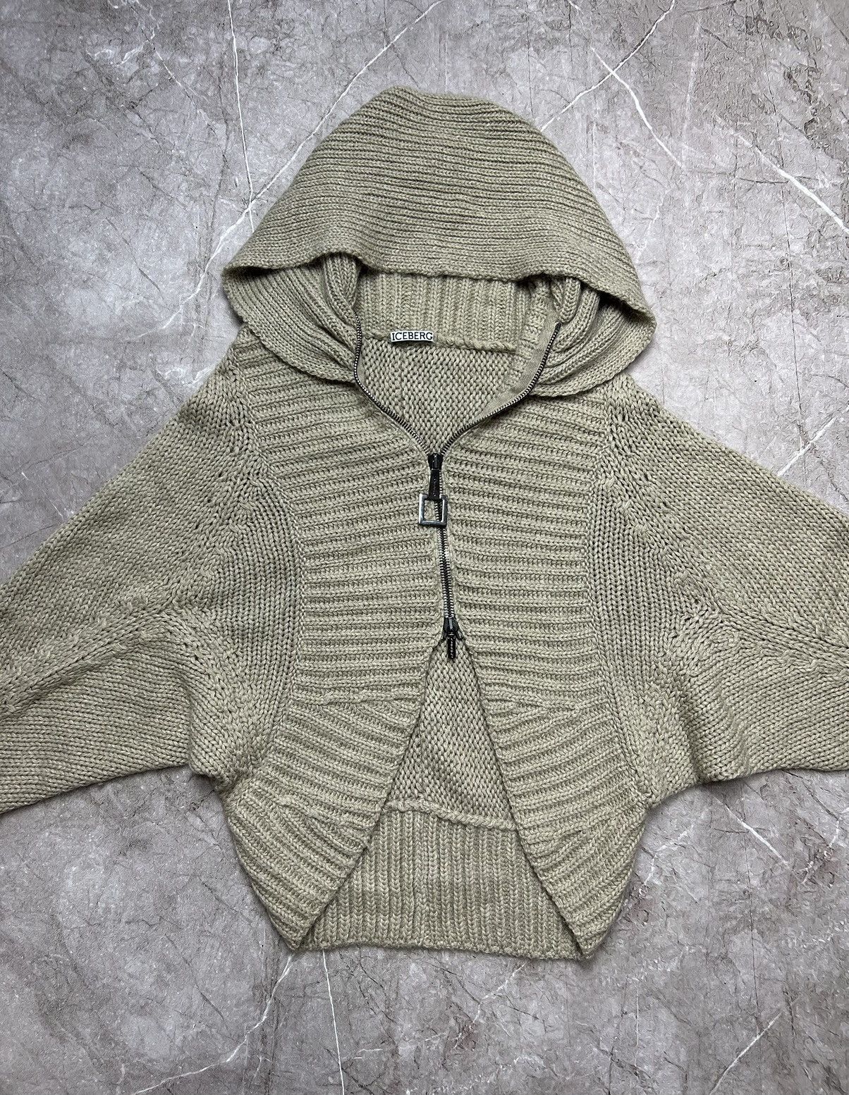 Iceberg × Other Iceberg Knitwear zip Avantgarde Size L / US 10 / IT 46 - 2 Thumbnail