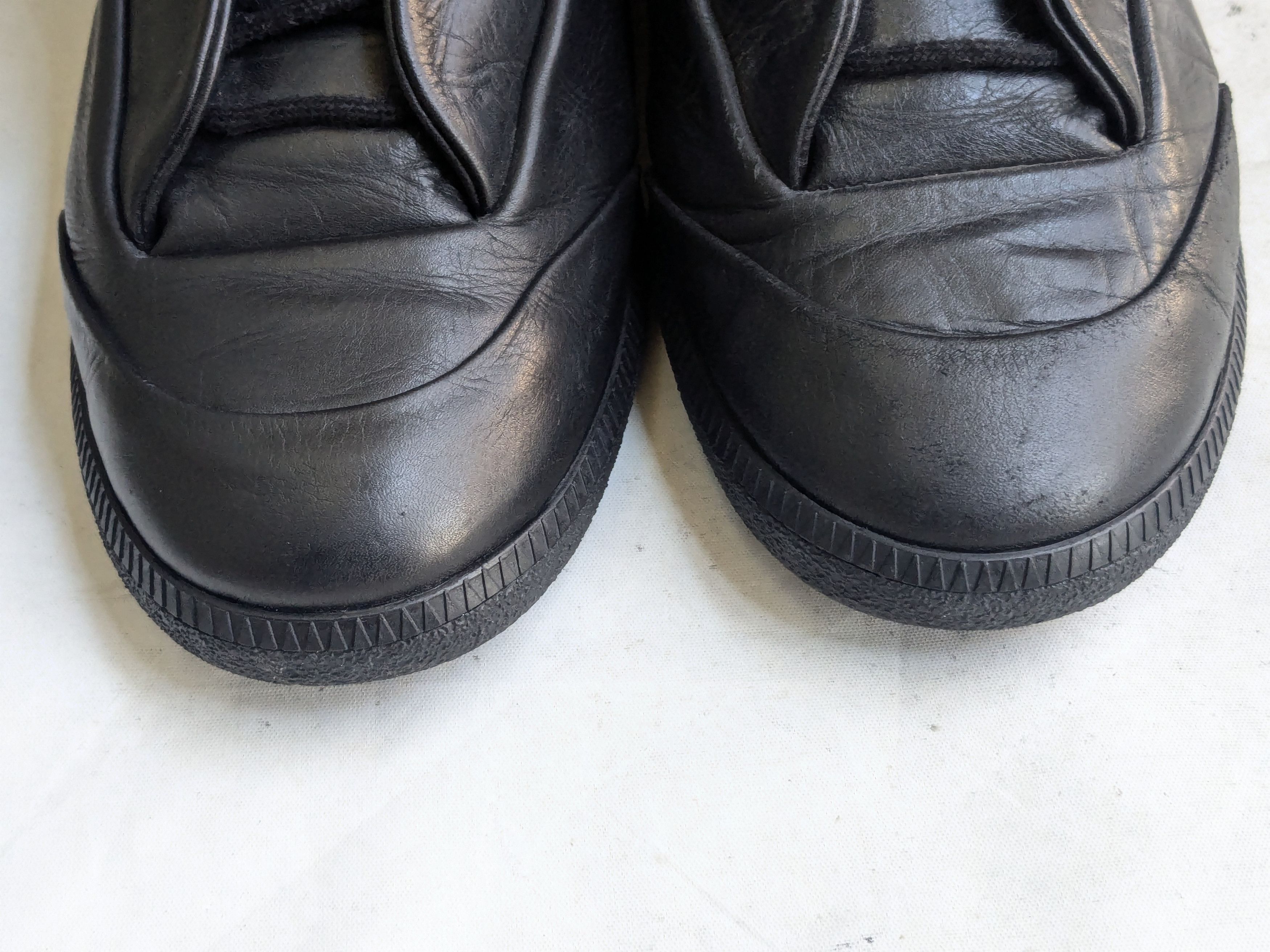 Maison Margiela Maison Margiela Future Black 12 45 High Tops Leather Size US 12 / EU 45 - 3 Thumbnail