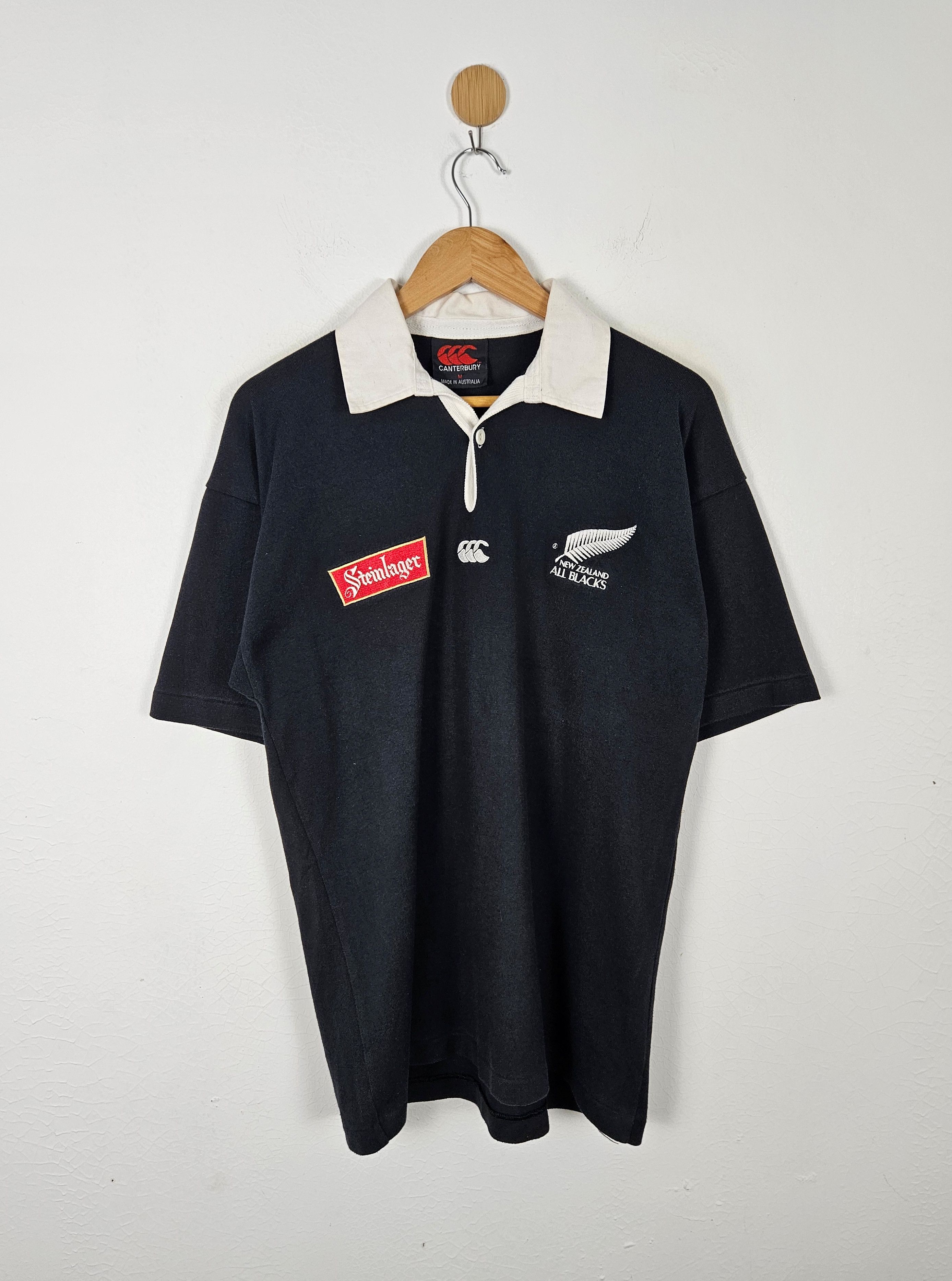 image of Canterbury Of New Zealand Canterbury New Zealand Rugby Jersy National All Blacks 90's (Size Medium)