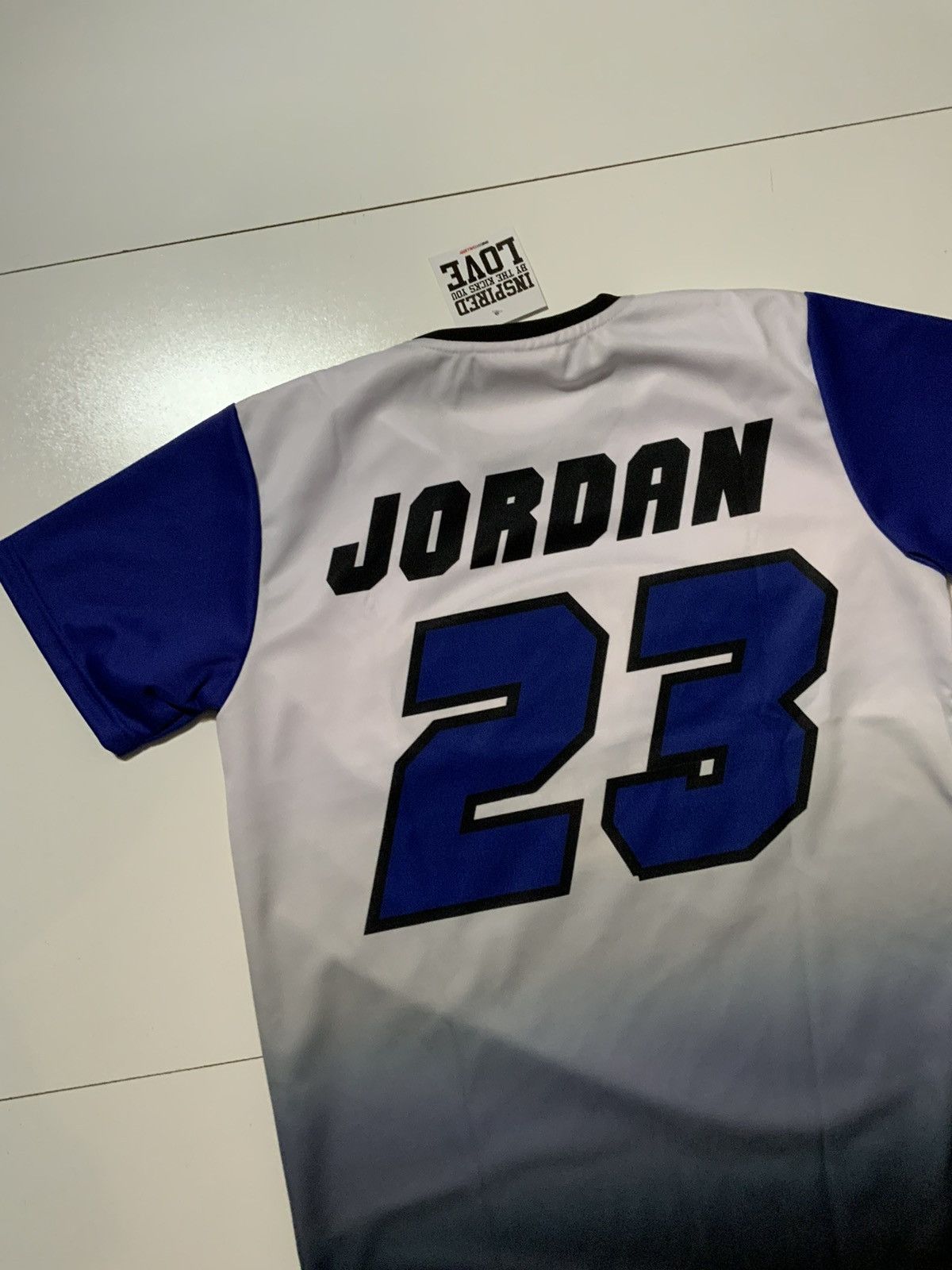 Sneakgallery NWT SneakGallery Laced Up Motorsports Michael Jordan Jersey Size US L / EU 52-54 / 3 - 4 Thumbnail