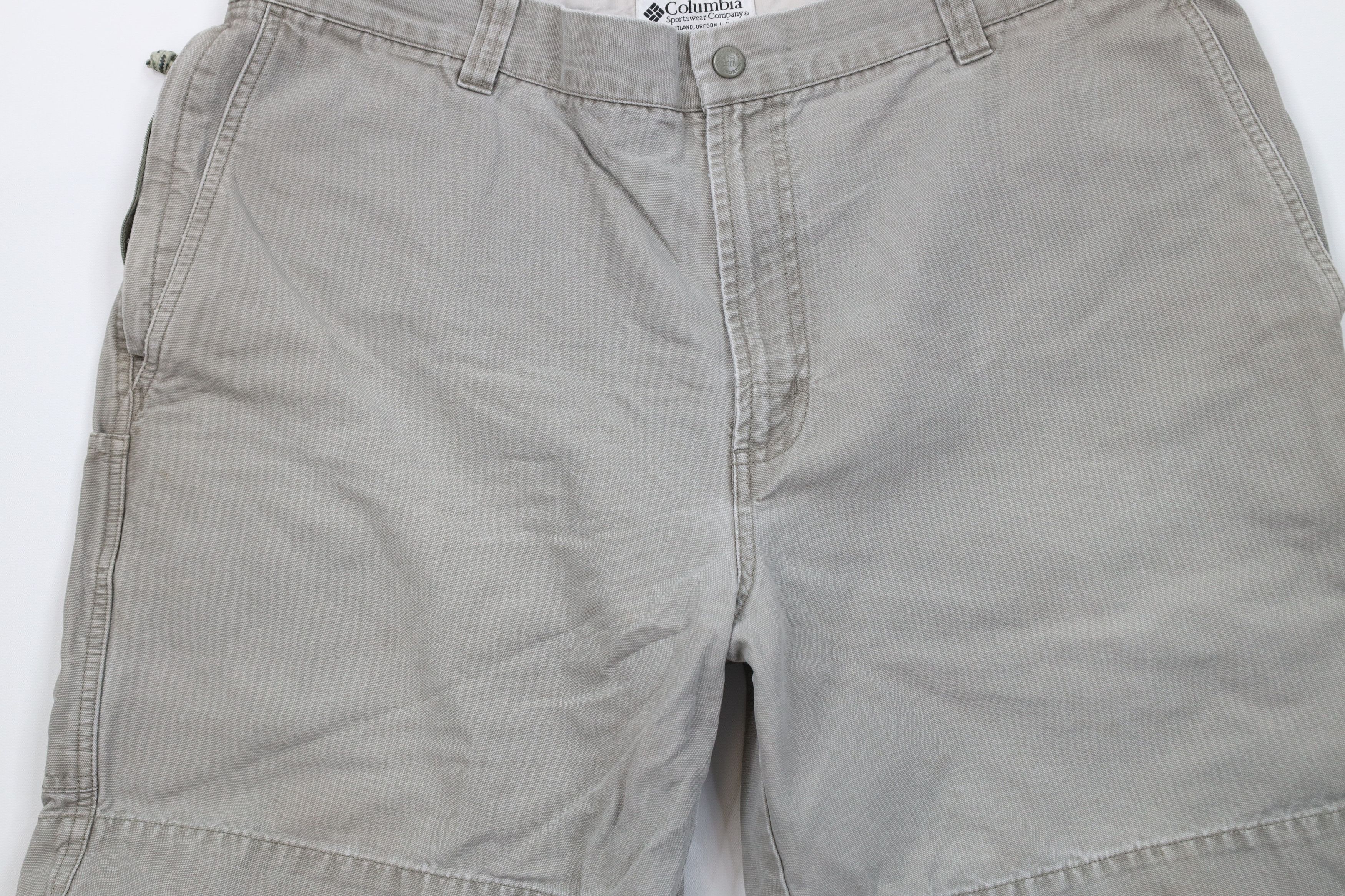 Columbia Vintage Columbia Spell Canvas Trekking Shorts Gray Cotton Size US 38 / EU 54 - 3 Thumbnail