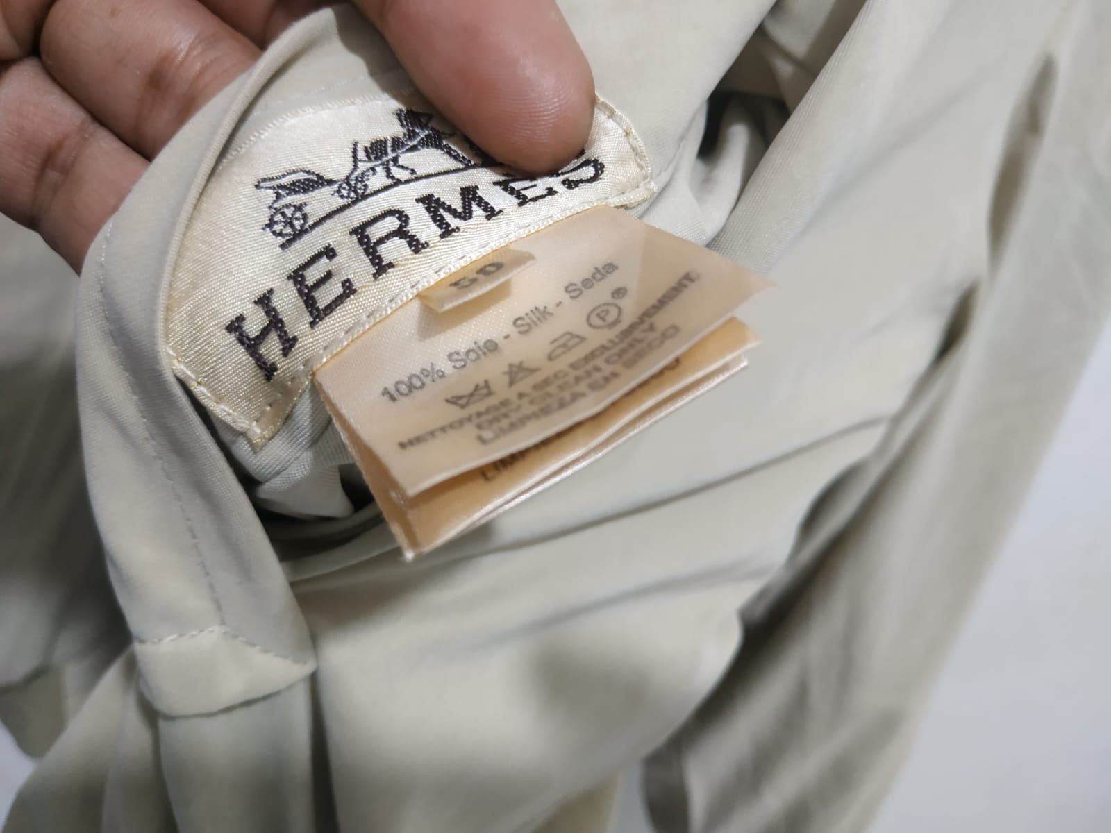 Hermes Vintage Hermes Reversible Silk Bomber Jacket Size US M / EU 48-50 / 2 - 10 Thumbnail