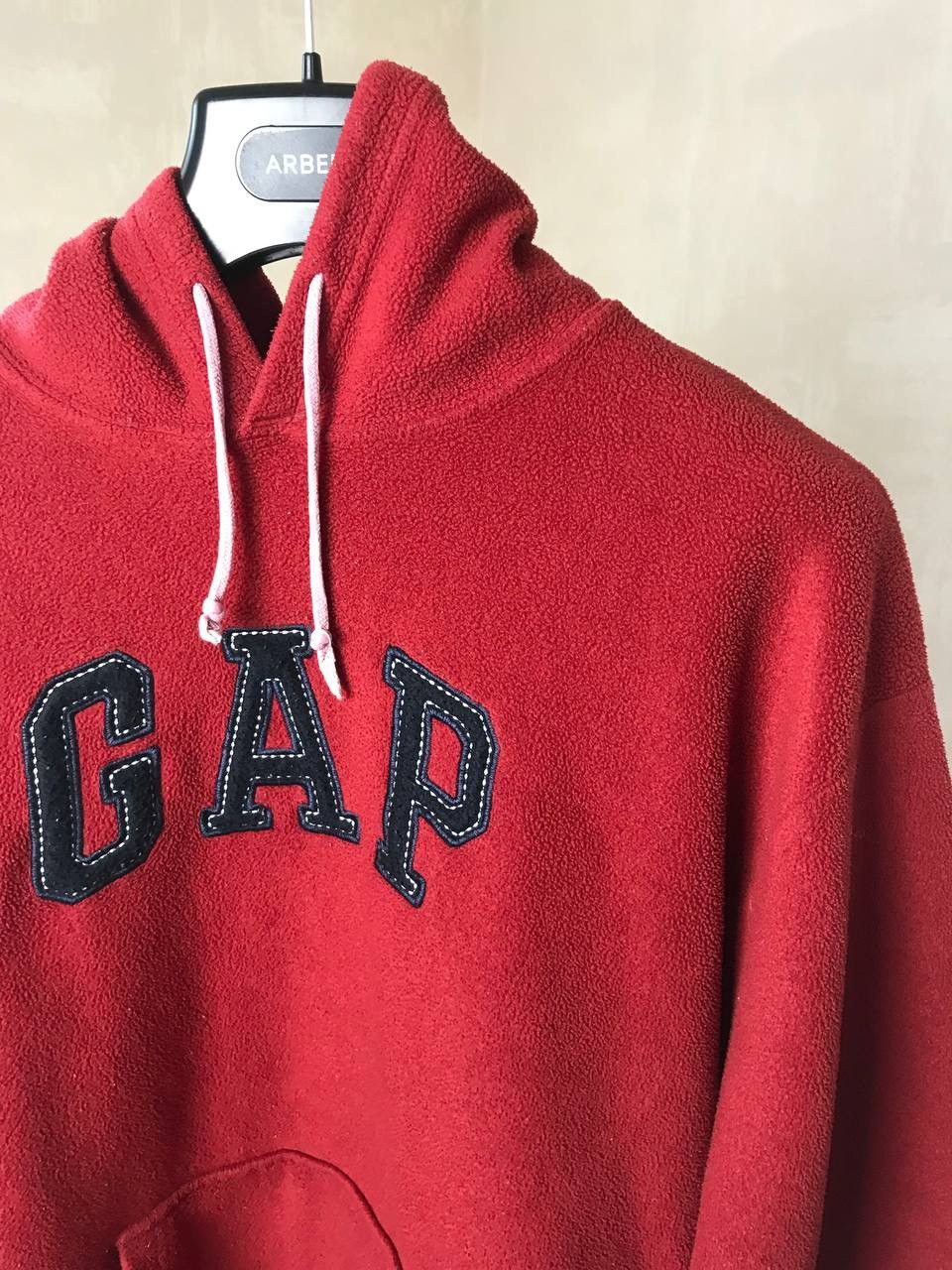 Gap 🔥 Vintage Gap Fleece Teddy Hoodie Sherpa Y2K Sweatshirt Size US XL / EU 56 / 4 - 4 Thumbnail