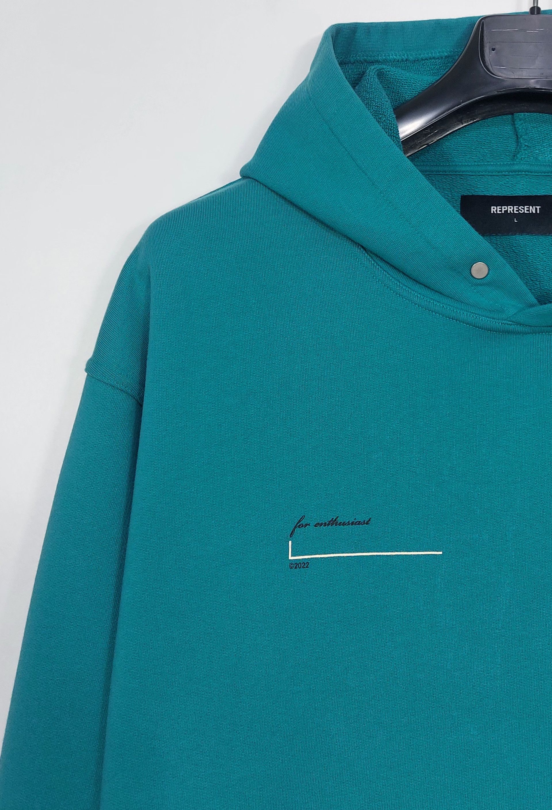 Represent Clo. patron of the club hoodie - teal green L Size US L / EU 52-54 / 3 - 6 Thumbnail