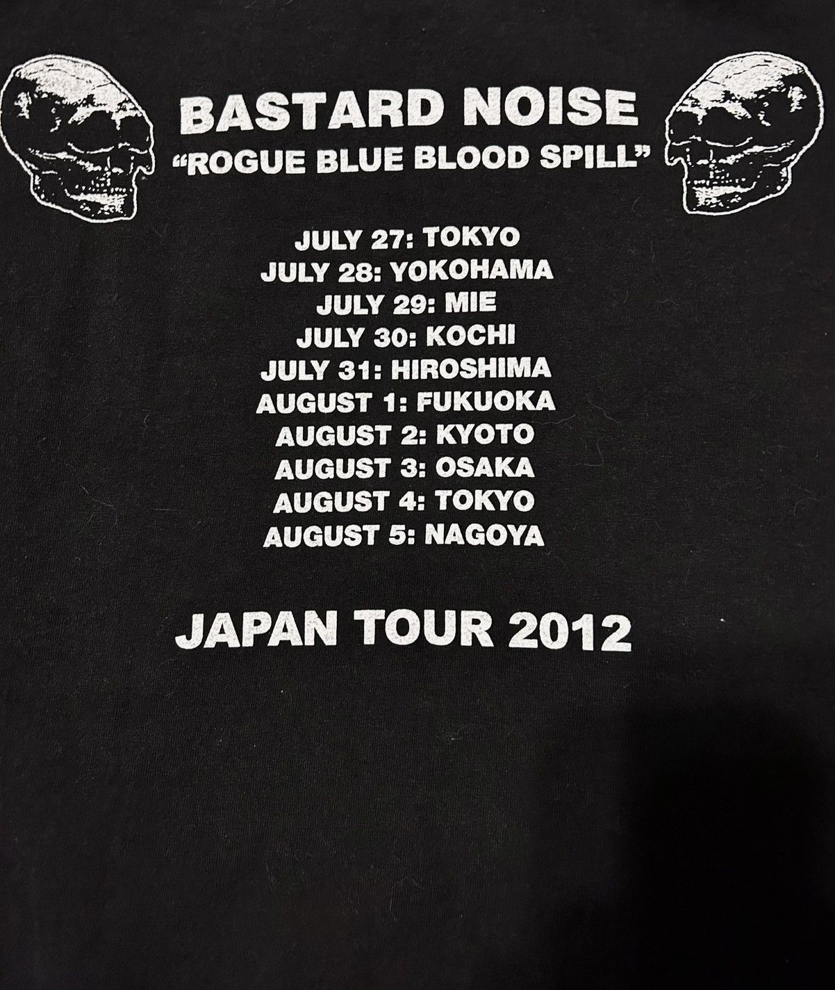 Band Tees BASTARD NOISE 2012 Japan Tour Shirt. NEVER BEEN WORN. Size US M / EU 48-50 / 2 - 3 Thumbnail