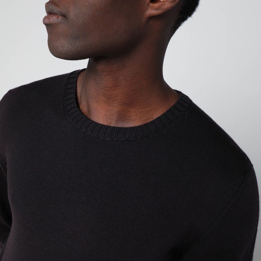 Drumohr o1d2blof0226 Wool Crew Neck Jumper Sweater in Brown Size US M / EU 48-50 / 2 - 4 Thumbnail