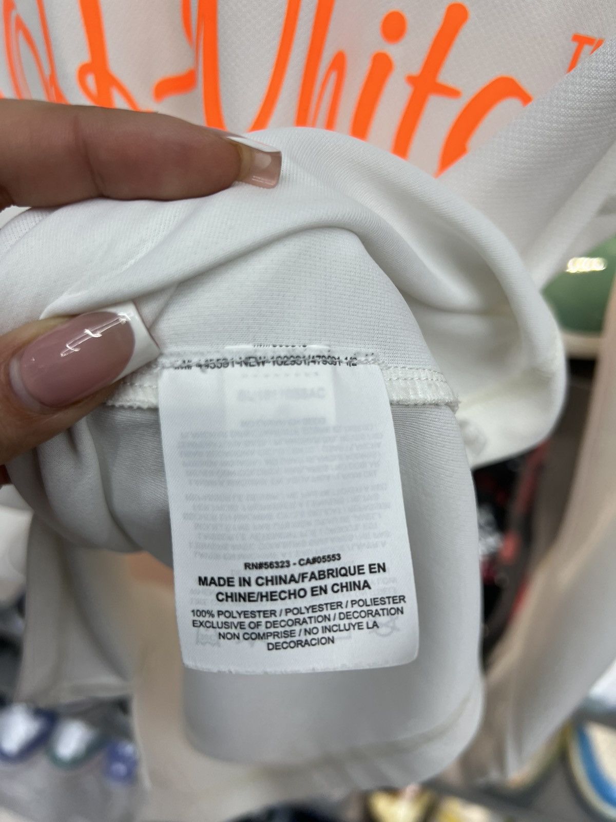 Off-White Off-White Virgil Football White Jersey Size US M / EU 48-50 / 2 - 8 Thumbnail