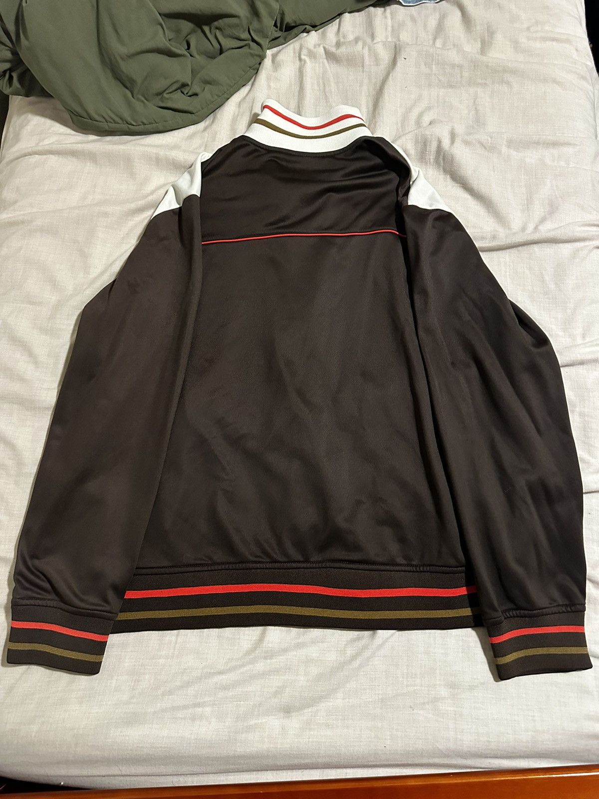 Le TIGRE Vintage Rare Retro Le Tigre Jacket Hiphop Brown Tan Orange Size US XL / EU 56 / 4 - 4 Thumbnail