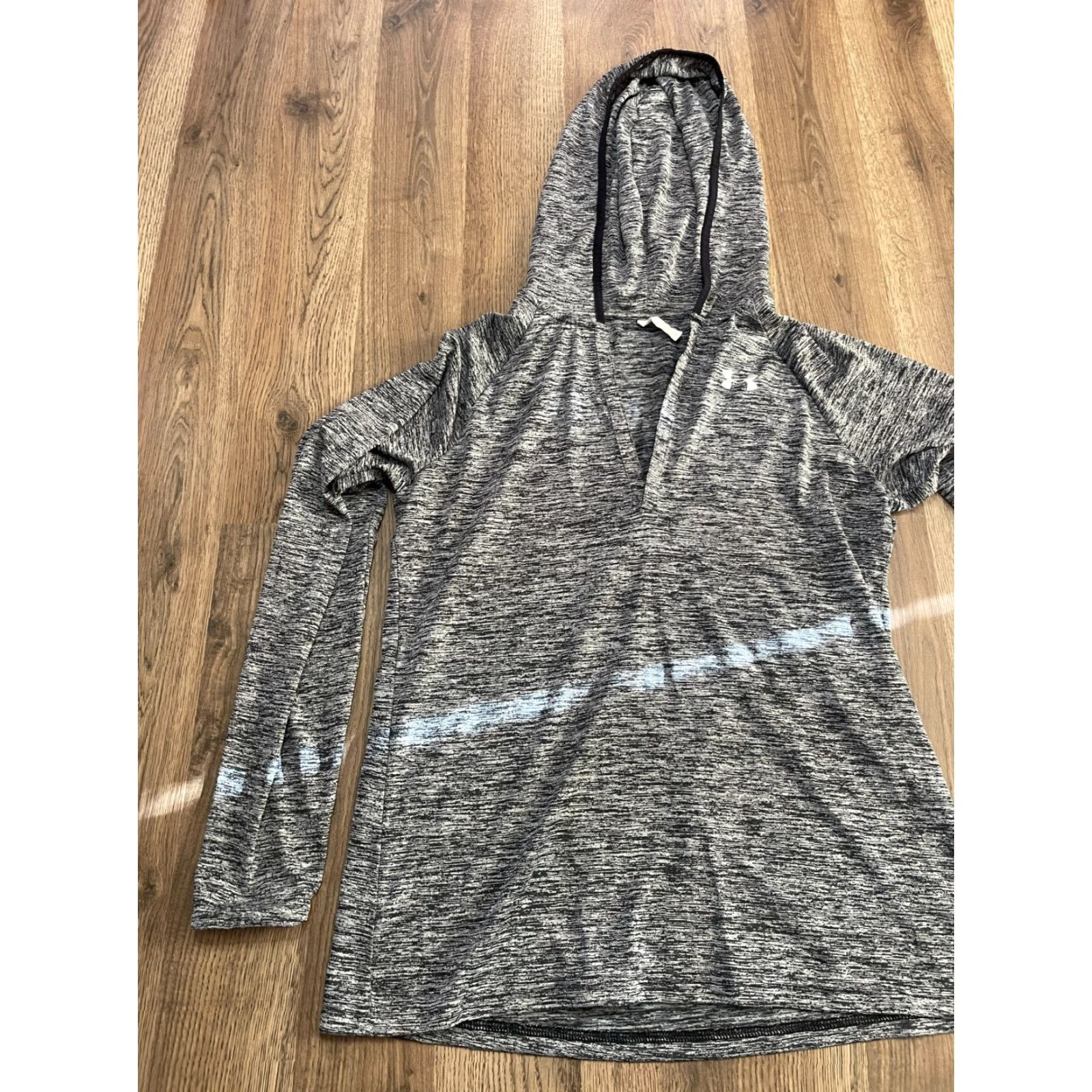 Under Armour Under armour Hoodie Women M Gray Pullover Heat Gear Casual Modern Pullover Size M / US 6-8 / IT 42-44 - 4 Thumbnail