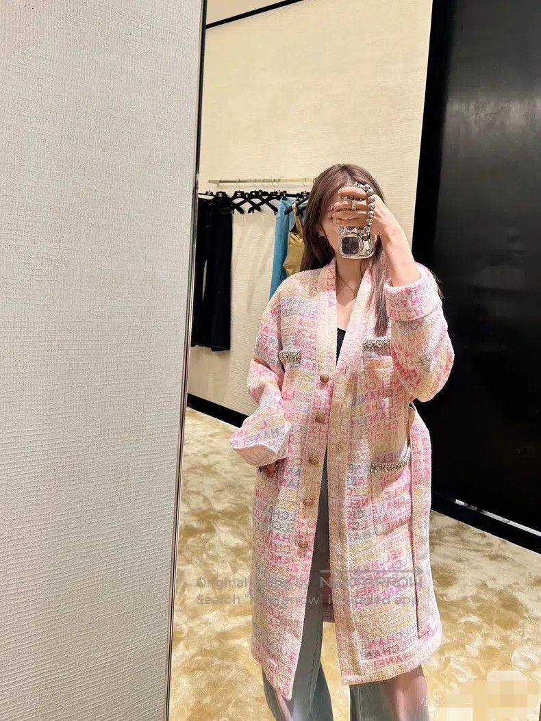 Chanel Chanel 24C early spring show pink full print colour letter Size XXS / US 00 / IT 34 - 3 Thumbnail