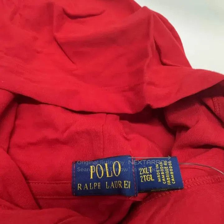 Polo Ralph Lauren Polo Ralph Lauren Bear Print Hooded Long-Sleeve T-Shirt. Size US XL / EU 56 / 4 - 5 Thumbnail