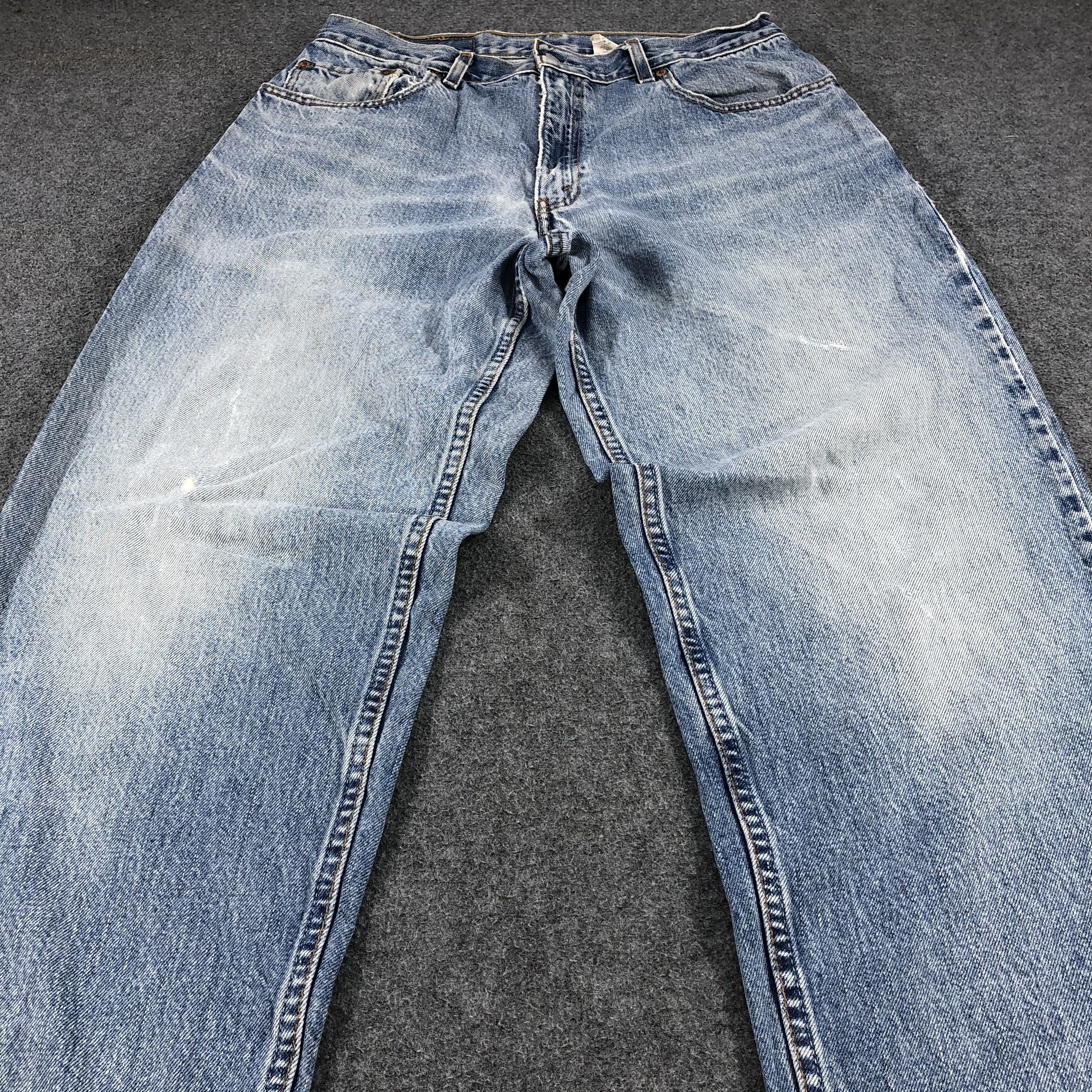 Levi's Vintage 90s Light Wash Levis 560 Jeans-JM1023 Size US 33 - 3 Thumbnail