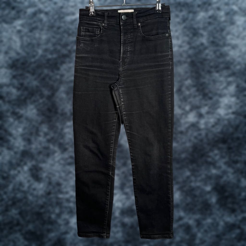 Everlane Everlane Skinny Jeans Womens Size 28 Black Cotton Blend Denim Stretch 5-Pocket Regular Size 28" / US 6 / IT 42 - 1 Thumbnail