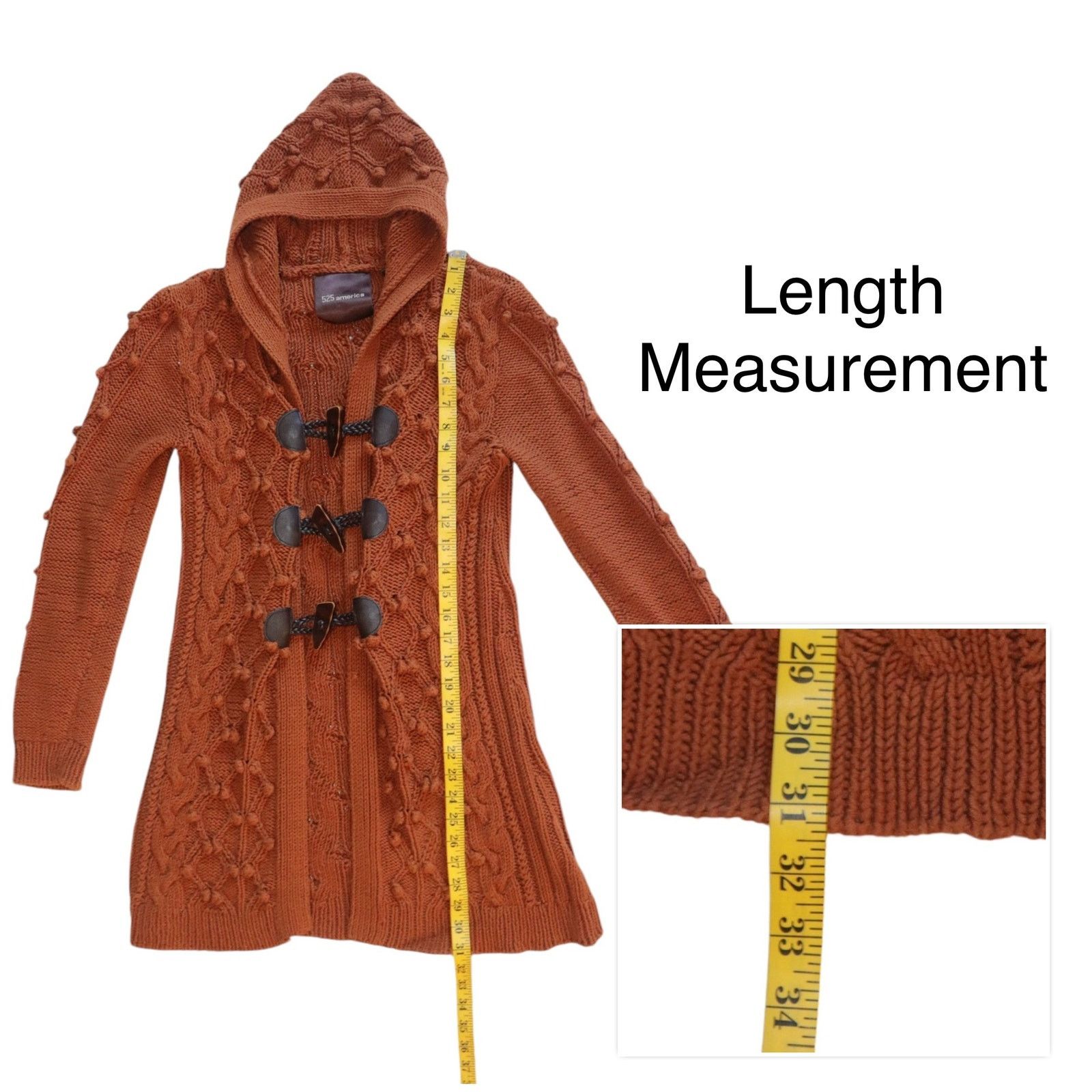 Designer 525 America Toggle Cardigan Size Medium Size M / US 6-8 / IT 42-44 - 6 Thumbnail
