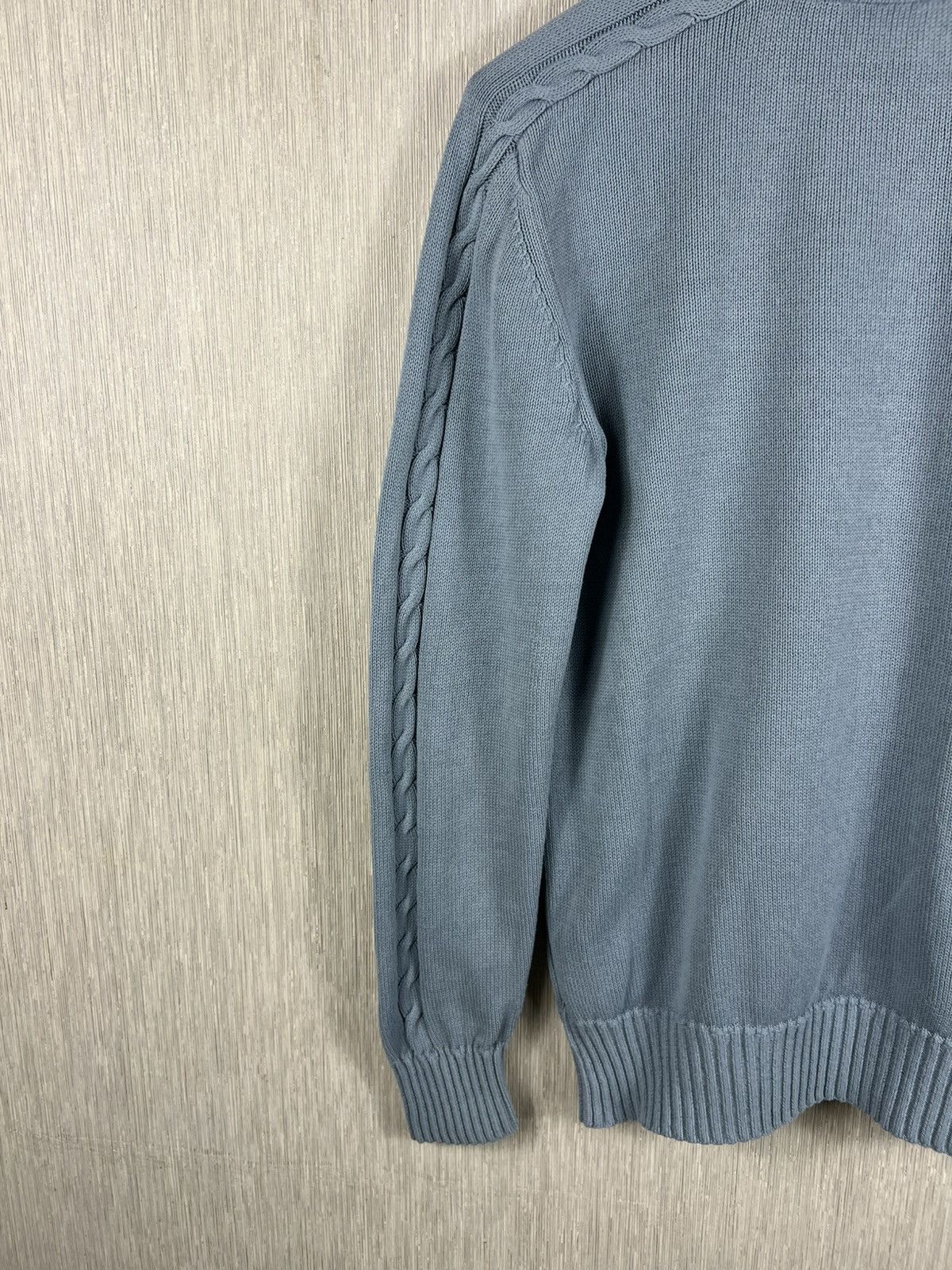 Lacoste Lacoste vintage washed cable knit sweater luxury old money Size US M / EU 48-50 / 2 - 17 Thumbnail