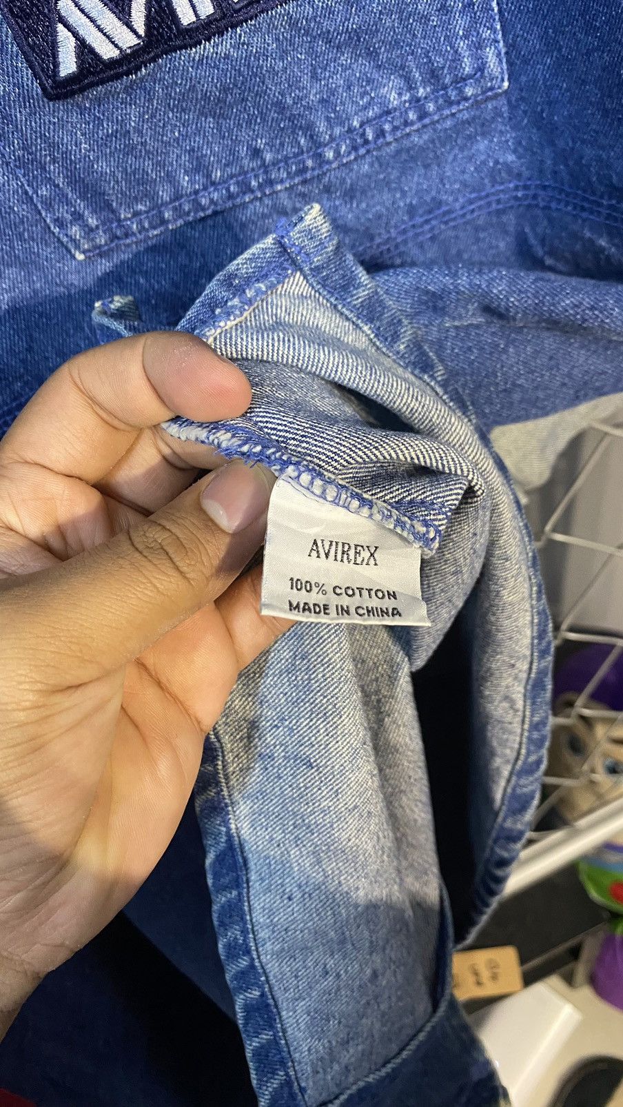 Avirex × Vintage VINTAGE 90'S Y506 DENIM JACKET OUTERWEAR Size US L / EU 52-54 / 3 - 8 Thumbnail