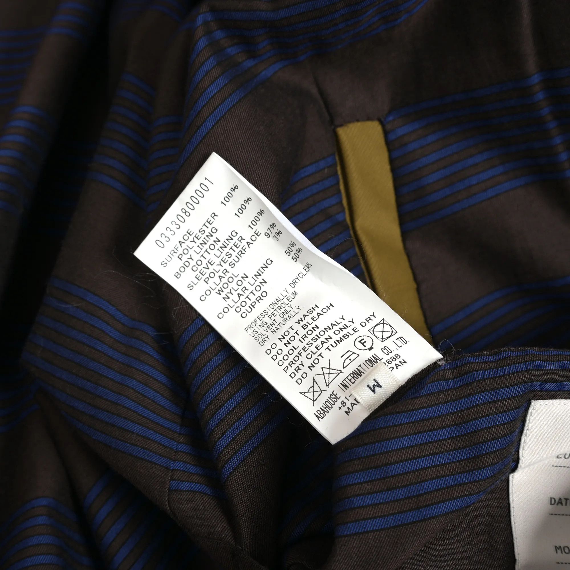 Japanese Brand COHÉRENCE Al II trench (M) Size US M / EU 48-50 / 2 - 12 Thumbnail