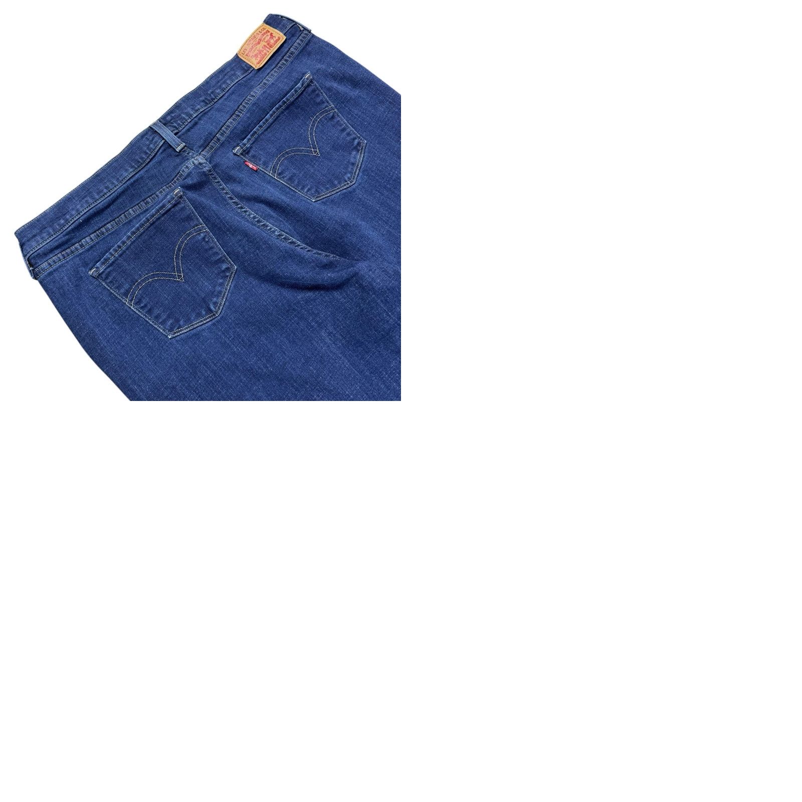 Levi's Levis Jeans Womens 20W Mid Bootcut Blue Denim Stretch 30in 5-Pocket Plus Size USA Size 42" / US 20 - 9 Thumbnail