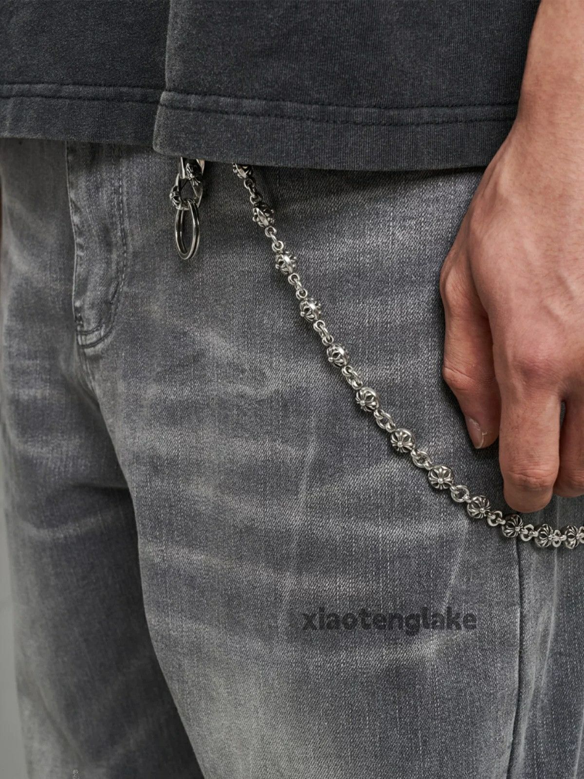 Jean × Vintage washed faded cleanfit skate hiphop baggy yuppie jeans Size US 32 / EU 48 - 5 Thumbnail