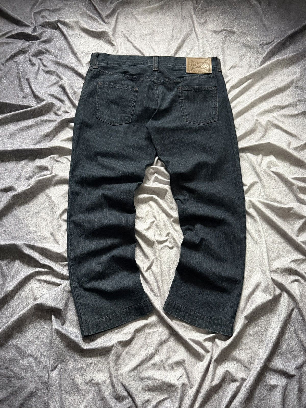 Dolce & Gabbana Dolce & Gabbana Denim Collection Men Jeans Striped Size US 38 / EU 54 - 1 Thumbnail