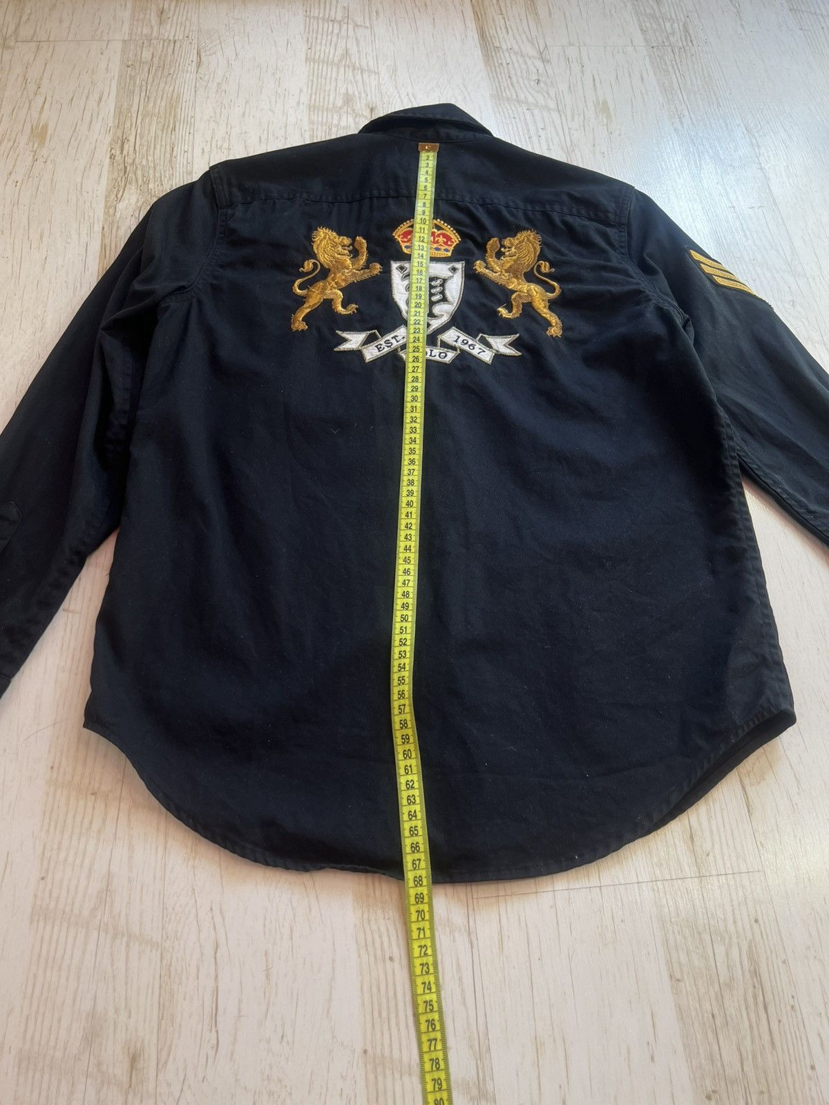 Polo Ralph Lauren Polo Ralph Lauren Patchwork Twill Military Crest Shirt – XS Size XS / US 0-2 / IT 36-38 - 17 Thumbnail