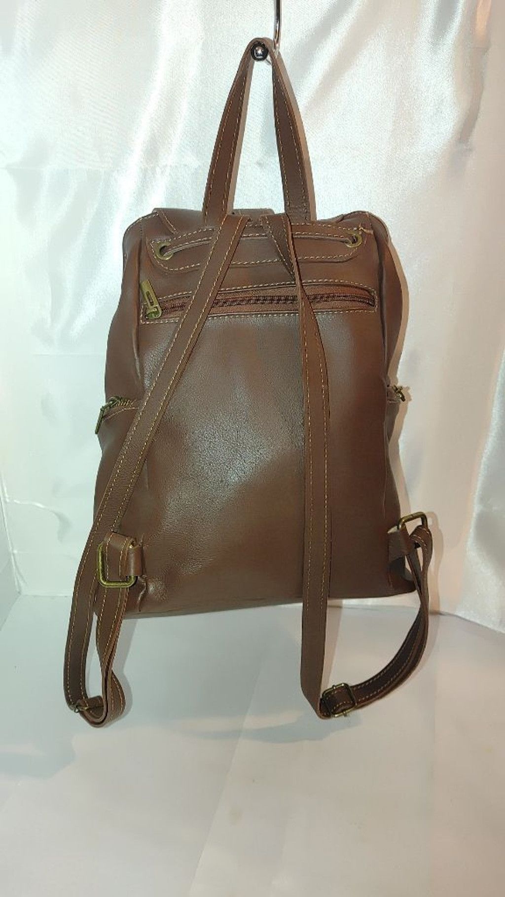 Vera Pelle Paolo Genuine Leather Backpack Made in Italy Size ONE SIZE - 4 Thumbnail