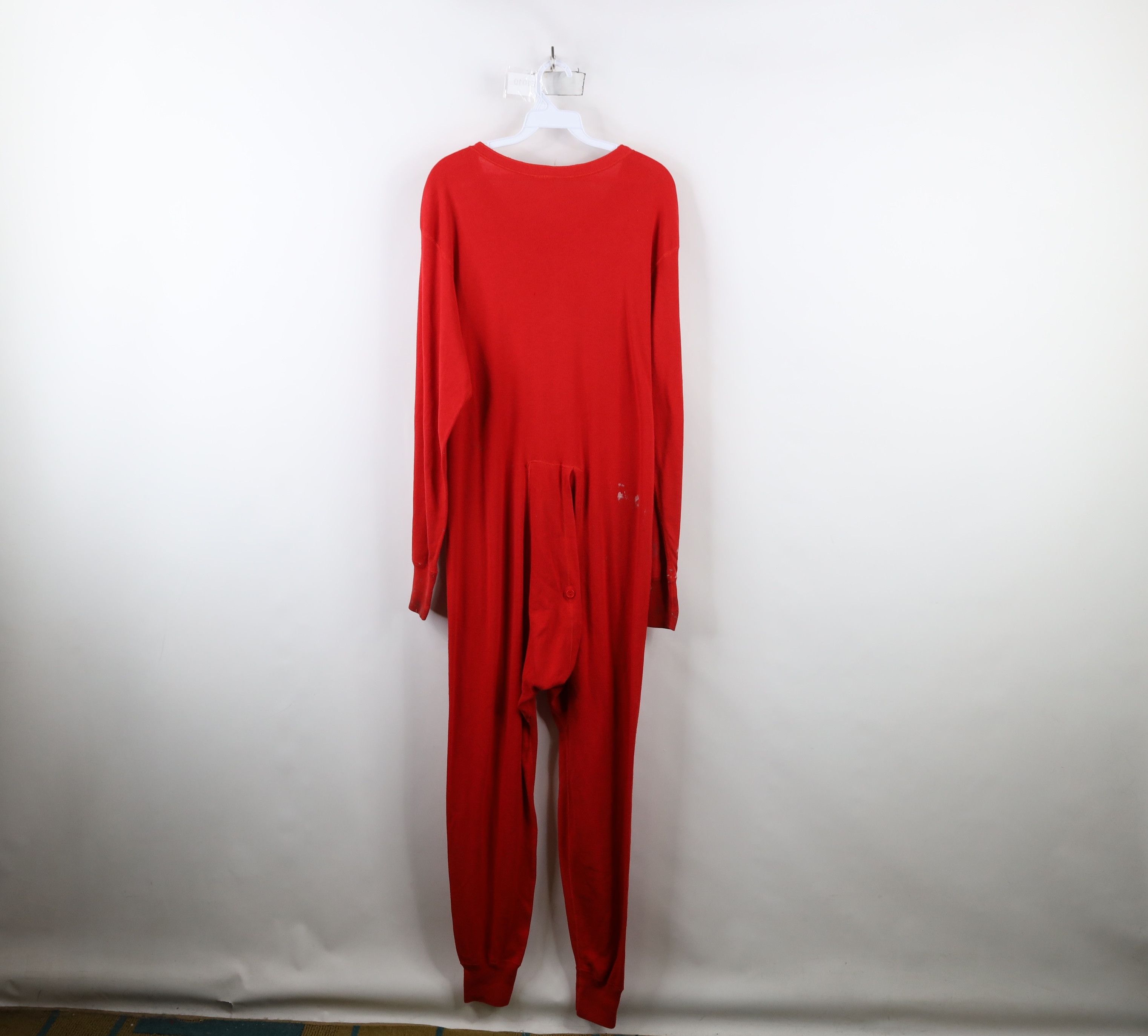 Vintage Vintage 90s Streetwear Distressed Ribbed Knit Union Suit Size US L / EU 52-54 / 3 - 13 Thumbnail