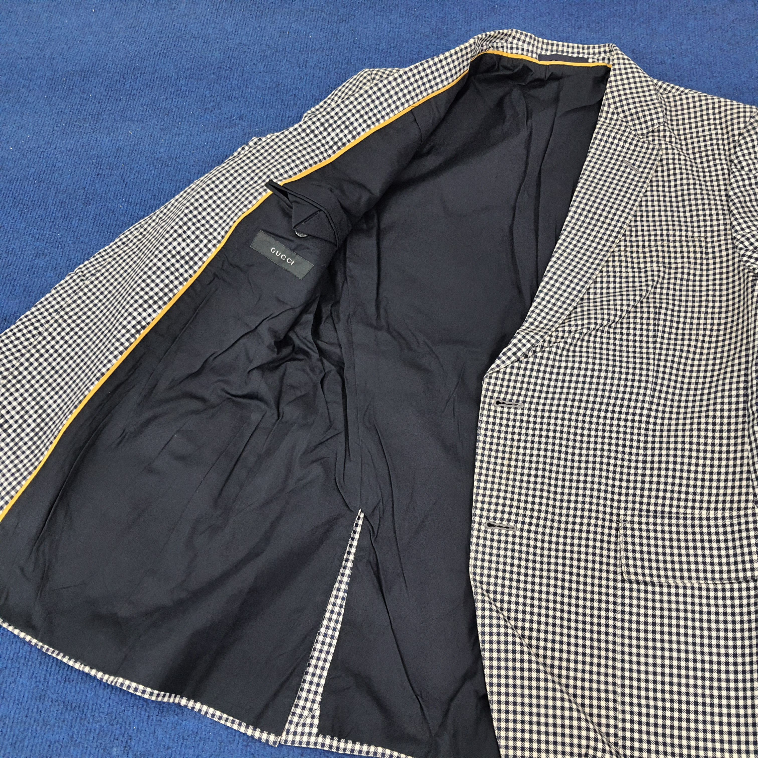 Gucci × Vintage Vintage Gucci 52R Designer Blazer Size US M / EU 48-50 / 2 - 6 Thumbnail