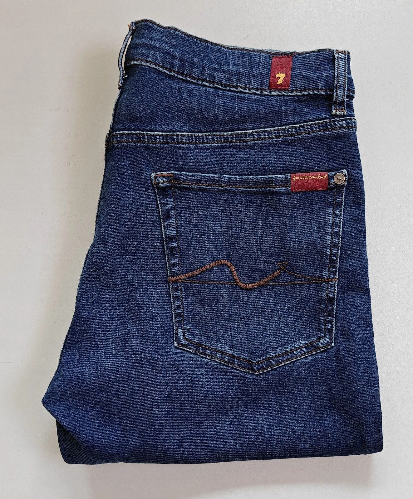7 For All Mankind 7 For All ManKind The Straight Dayton Jeans T / 6047 Size US 33 - 1 Thumbnail