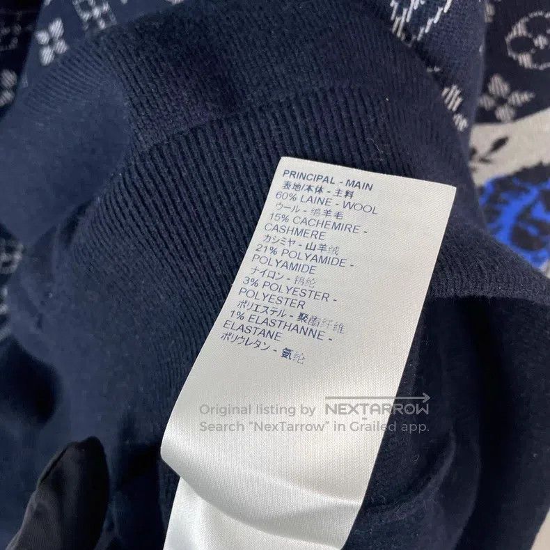 Louis Vuitton Louis Vuitton Dark blue with red and white stripes and ful Size US L / EU 52-54 / 3 - 7 Thumbnail