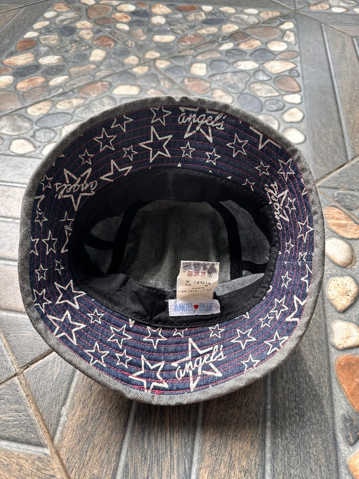Angel Blue × Japanese Brand × Kapital Vintage Y2k Angel Blue Bucket hat Size ONE SIZE - 5 Thumbnail