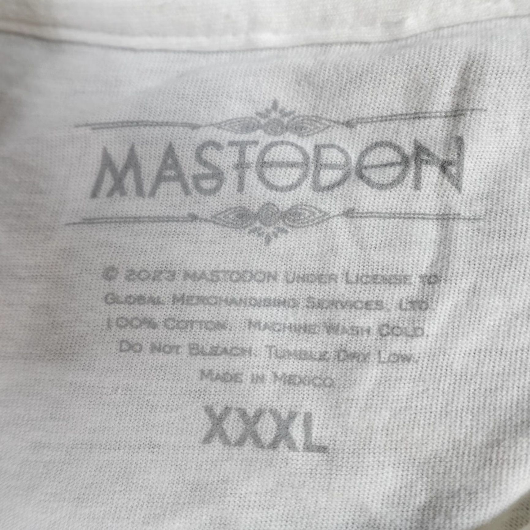 Vintage VINTAGE Mastodon Shirt 3XL Black Crew Neck Short Sleeve Men Band T-Shirt Size US XXL / EU 58 / 5 - 4 Thumbnail