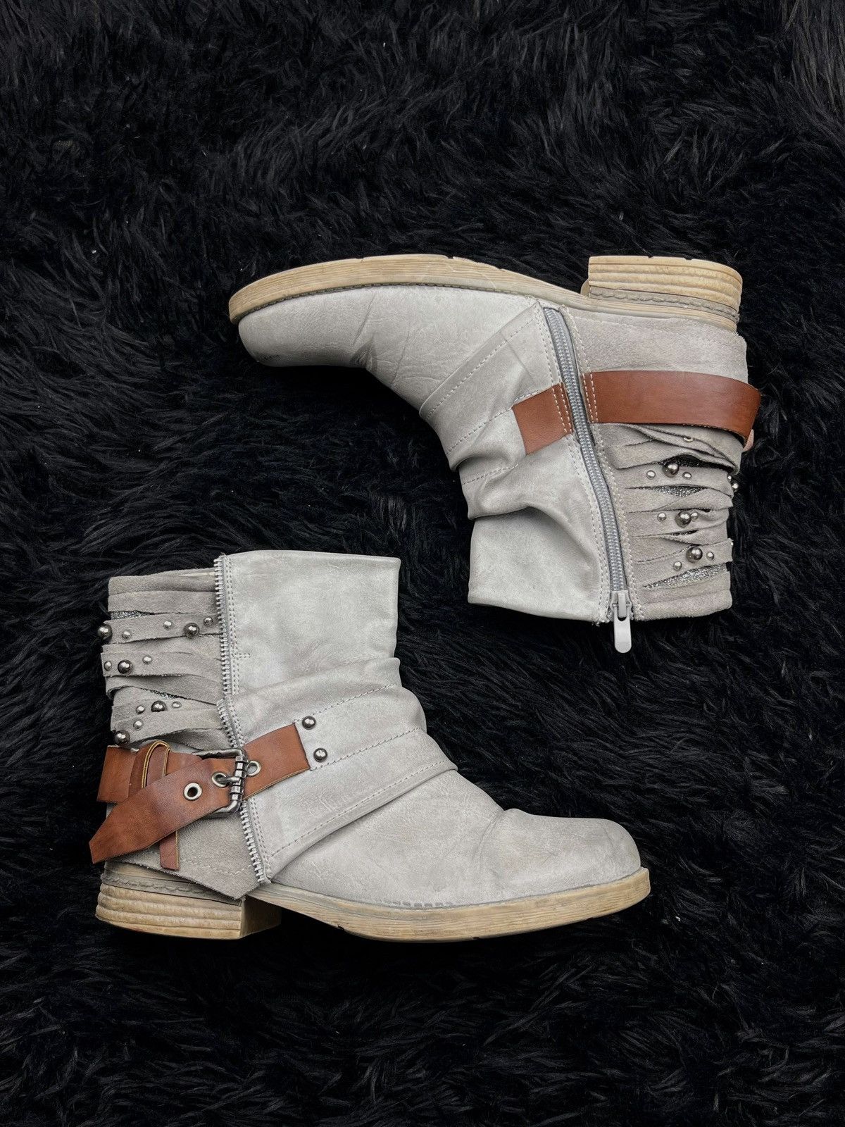 A.S.98 AS98 Style Arvhive Avant Garde Ankle Leather Boots Size US 9 / IT 39 - 1 Thumbnail