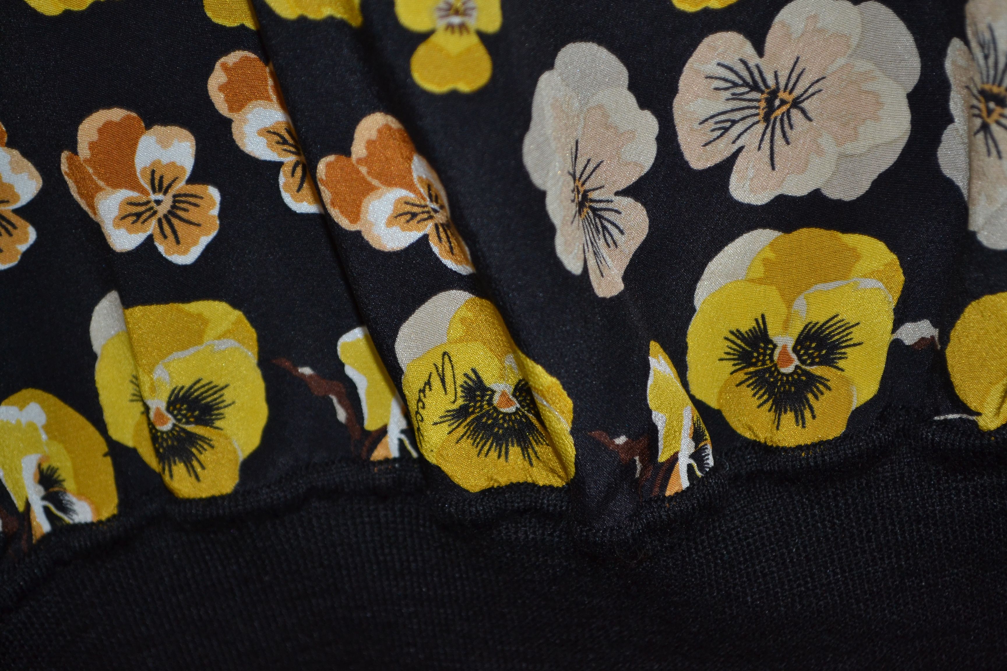 Gucci Gucci Vintage XL size Pansies Silk Cashmere Wool Vest Size XL / US 12-14 / IT 48-50 - 4 Thumbnail