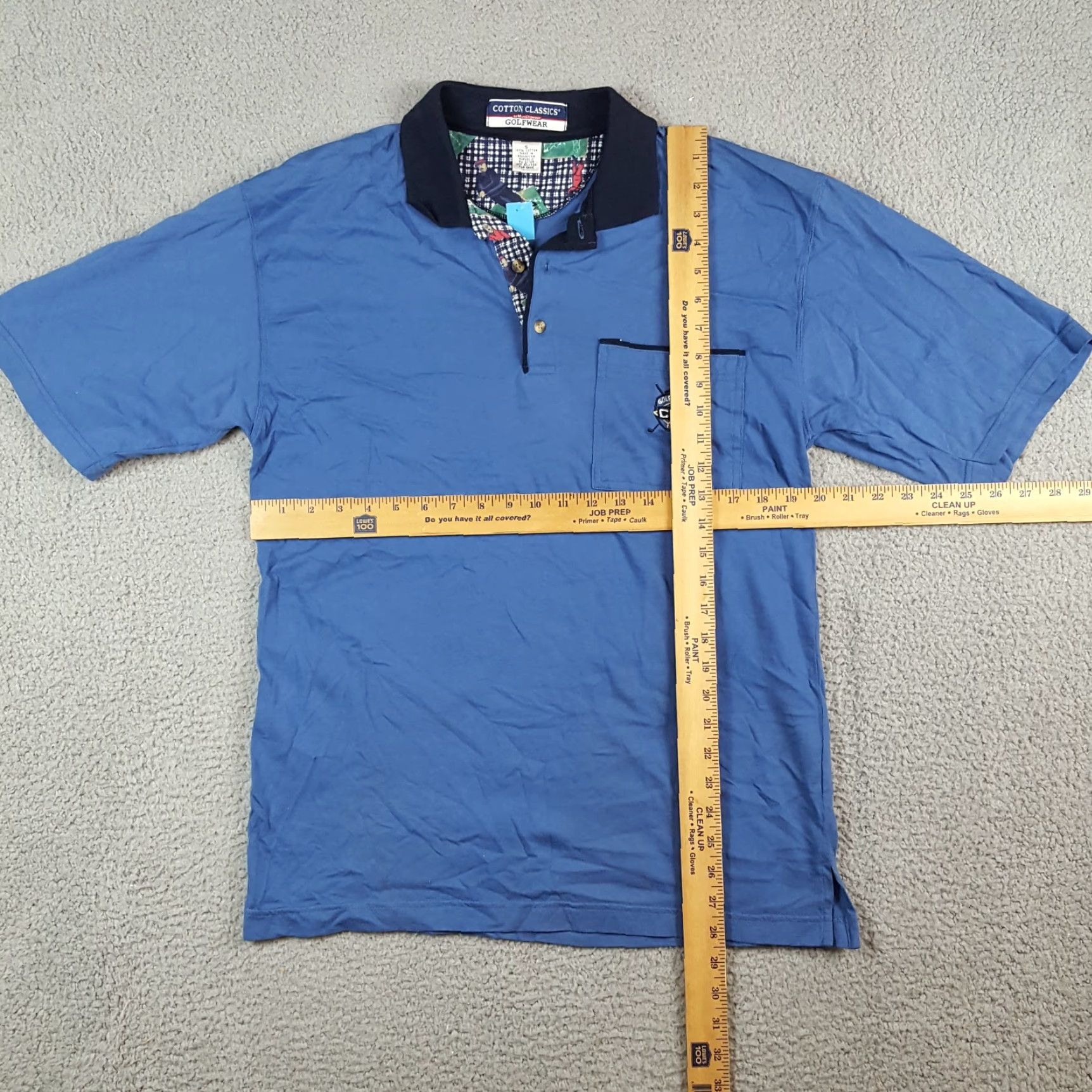 Vintage VINTAGE MunsingWear Polo Shirt Men S Blue Button Collar Polo Shirt Size US S / EU 44-46 / 1 - 7 Thumbnail