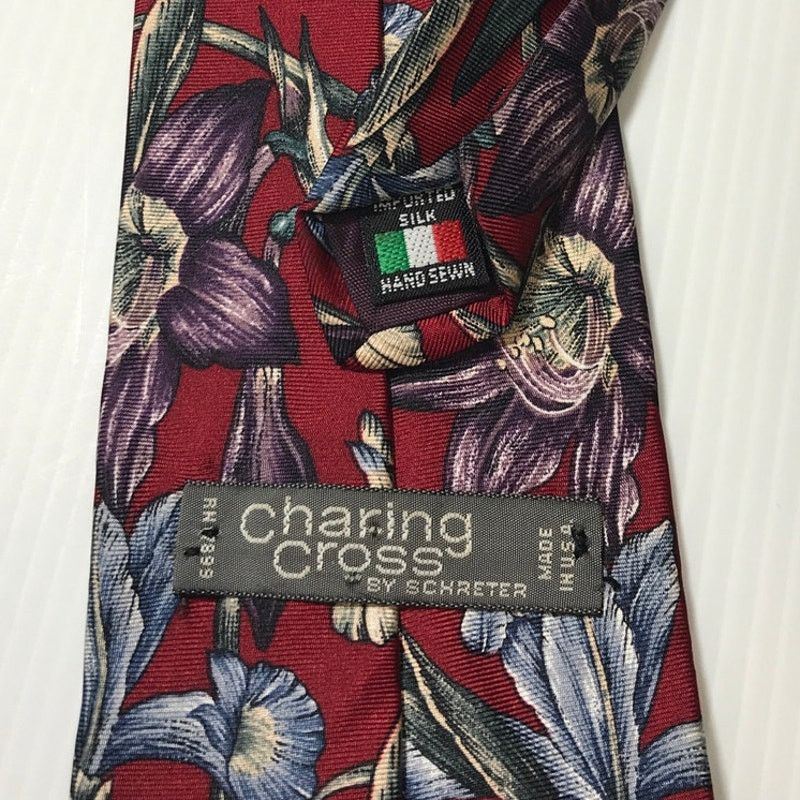 Other Charing Cross by Schreter Multicolor Floral Necktie Size ONE SIZE - 3 Thumbnail