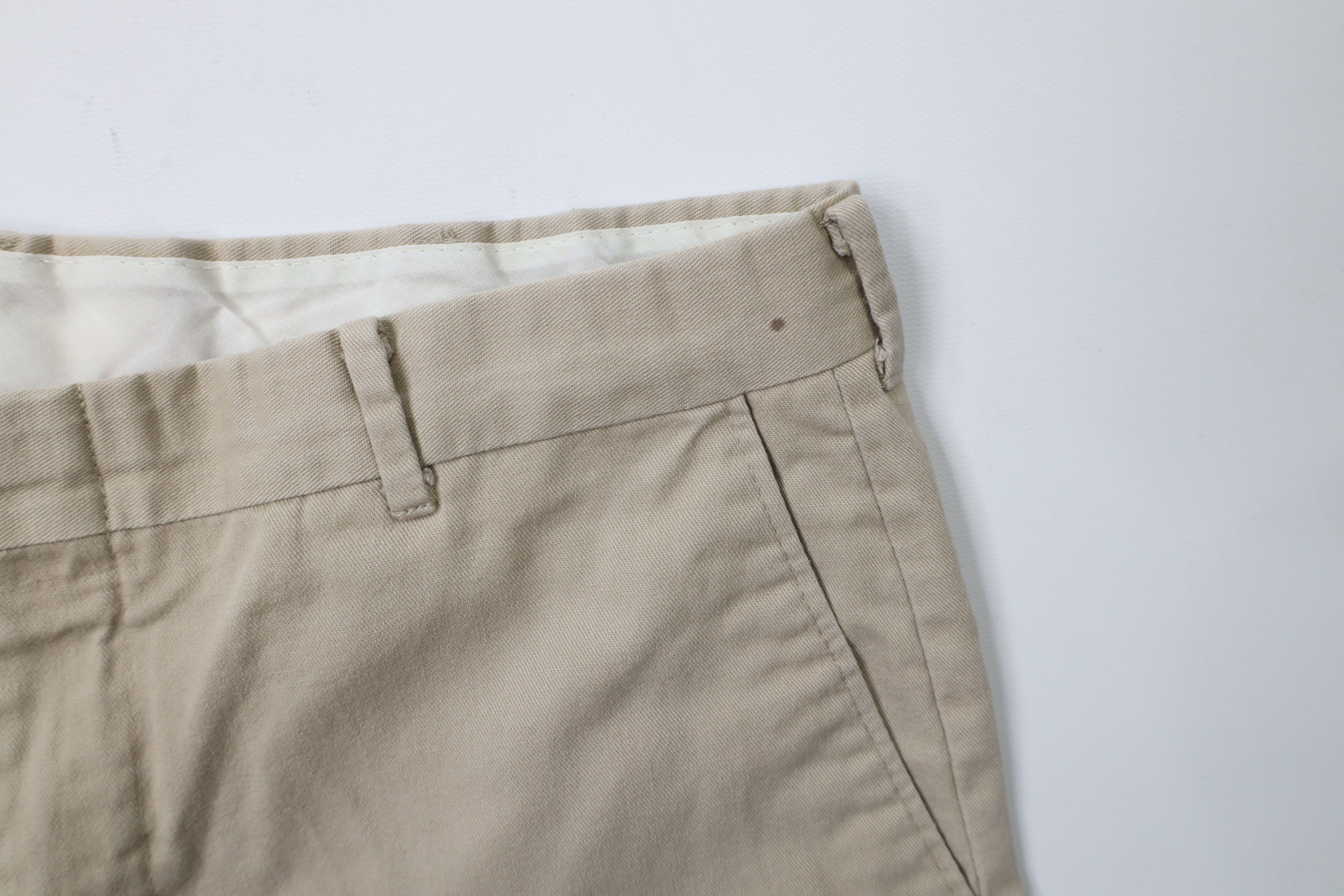 Vintage Vintage 70s Streetwear Wide Leg Chino Pants Beige Cotton Size US 34 / EU 50 - 6 Thumbnail