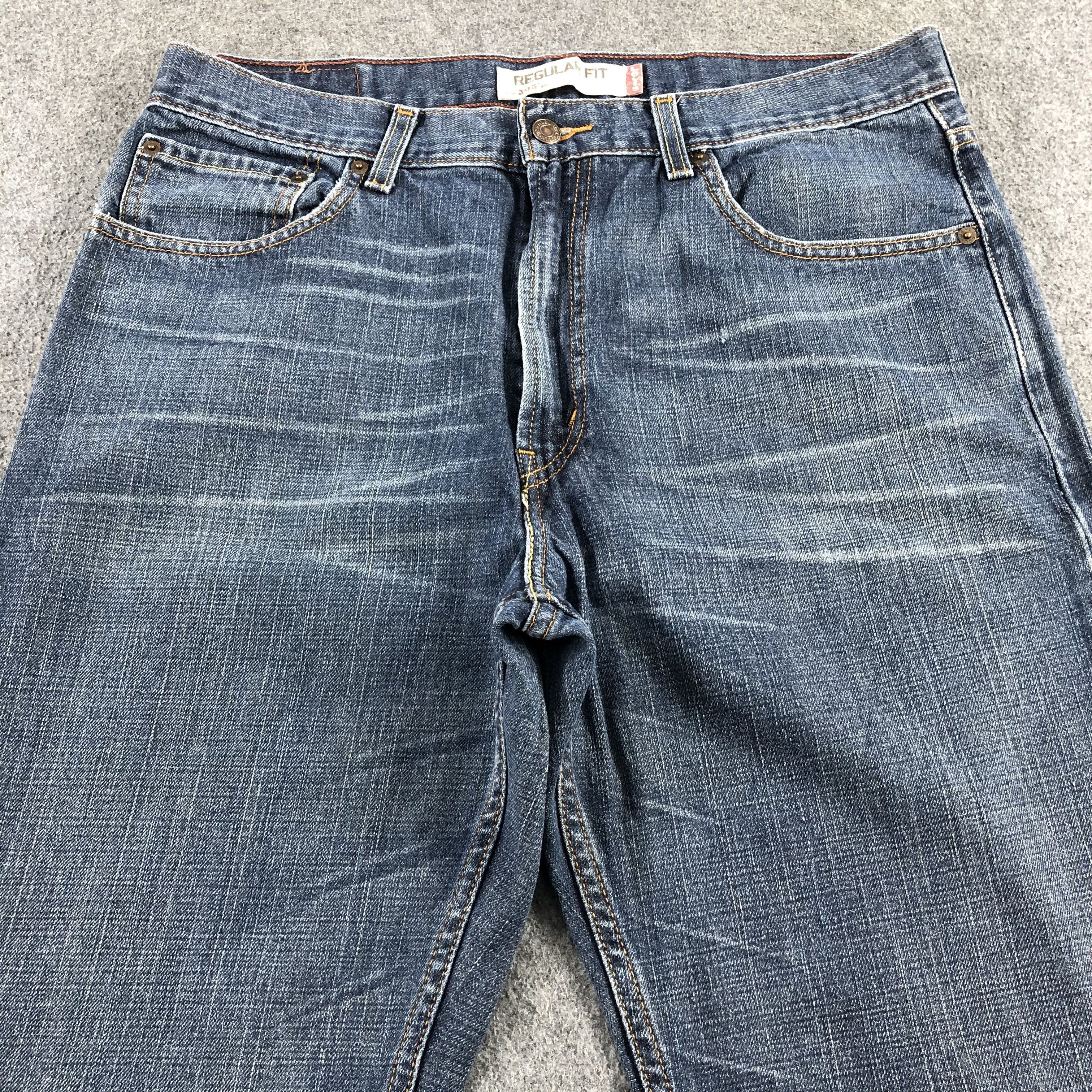 Levi's Vintage Blue Wash Levis 505 Jeans-J2228 Size US 36 / EU 52 - 3 Thumbnail