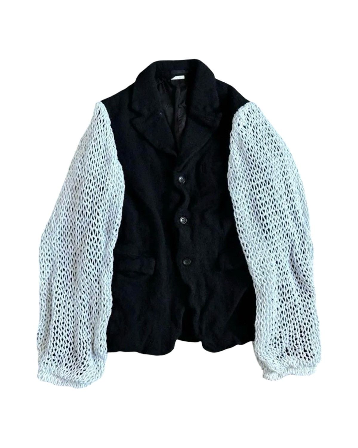 Comme des Garcons A/W 2024 Comme Des Garcon Homme 🇯🇵Wool Blazer Jacket Size US M / EU 48-50 / 2 - 2 Thumbnail