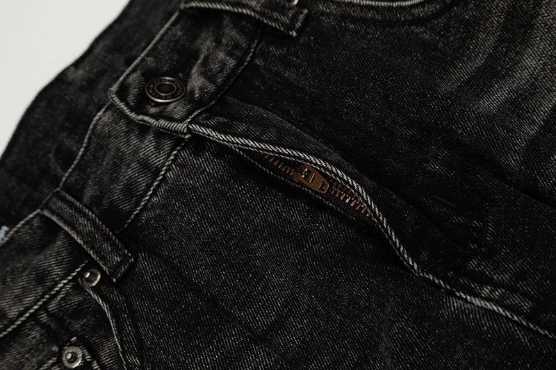 Vintage American retro washed distressed jeans for men Size US 32 / EU 48 - 4 Thumbnail