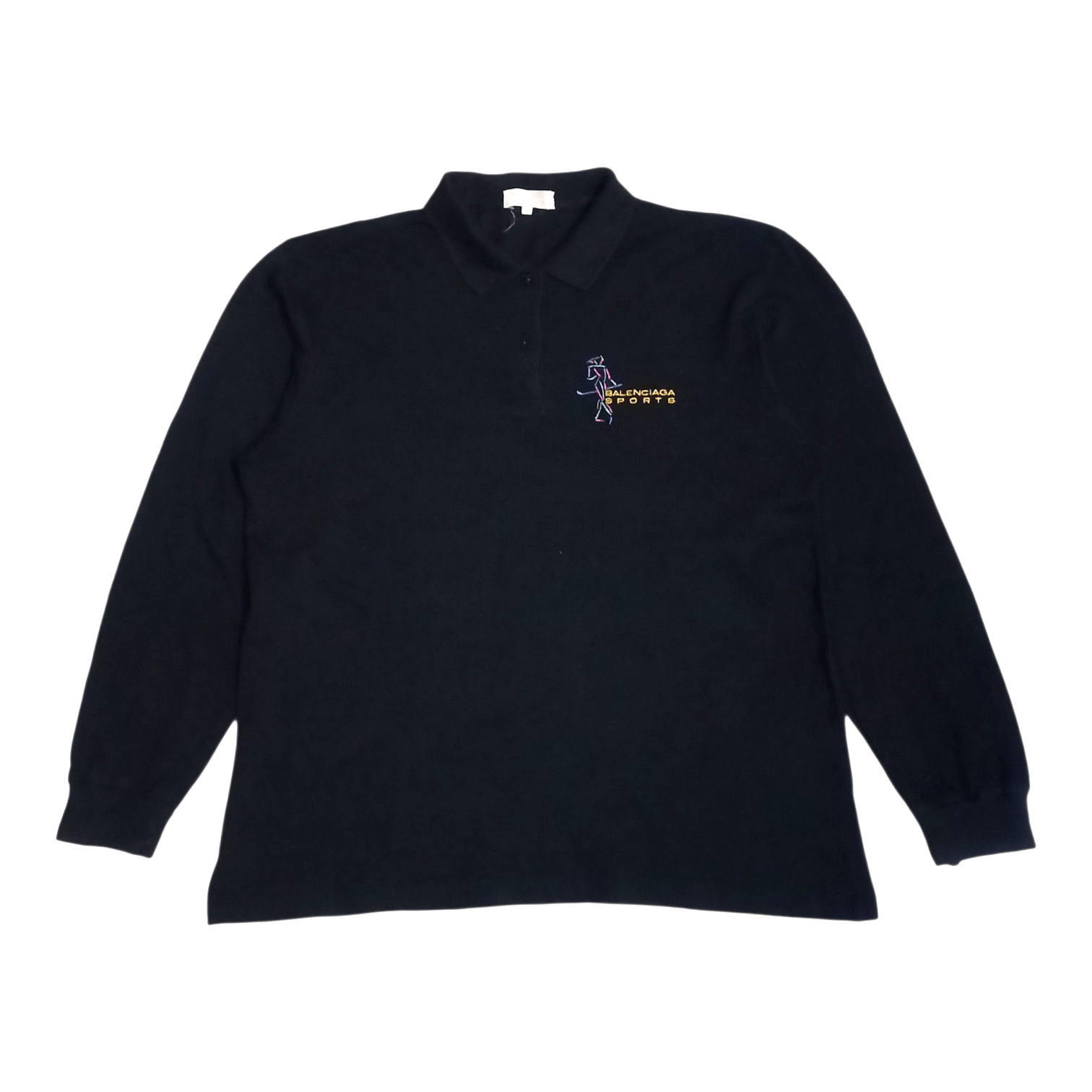 【BALENCIAGA】LONG SLEEVED POLO SHIRT ポロシャツ Balenciaga Balenciaga Long Sleeve Polo Shirt SS25 | Grailed