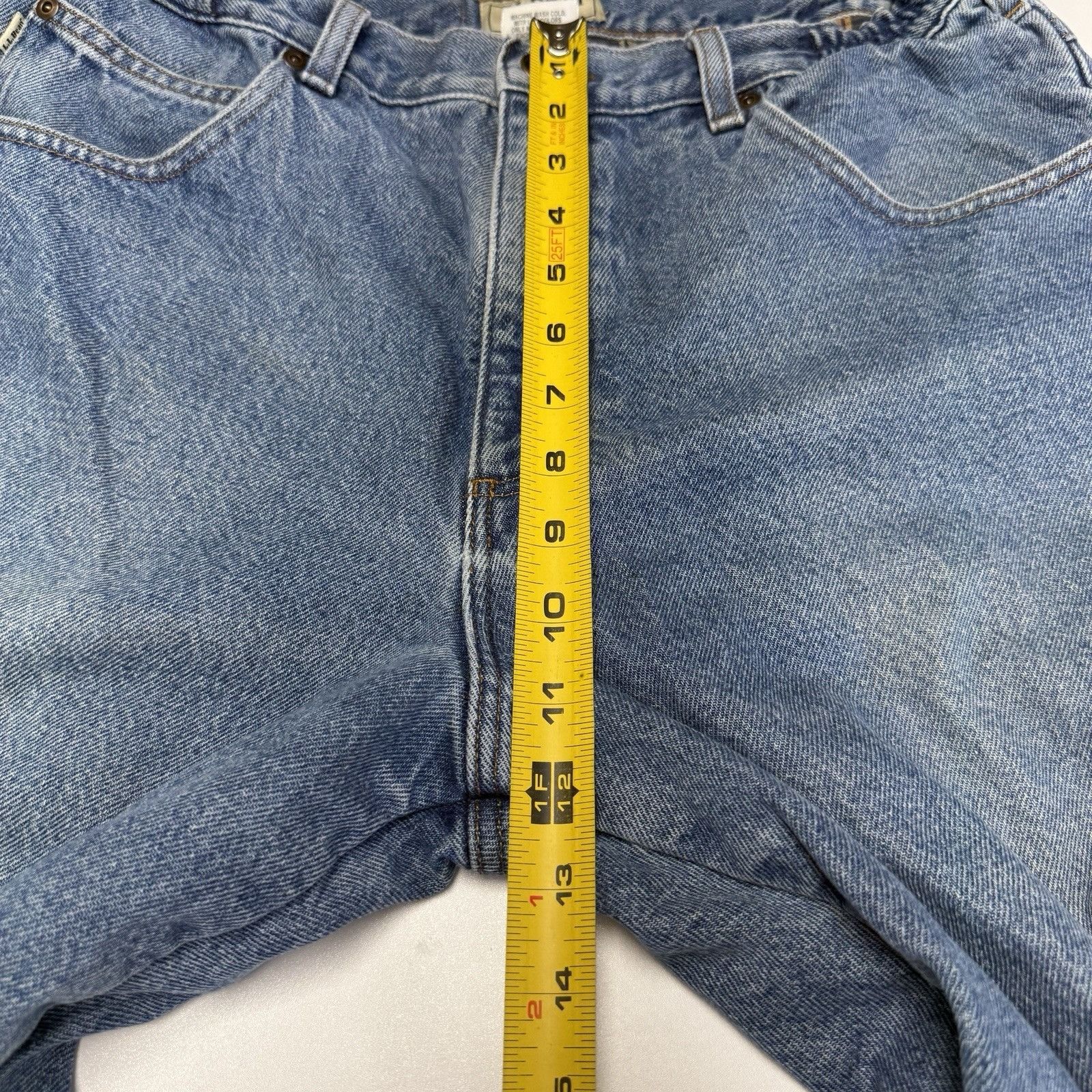 L.L. Bean LL Bean Flannel Lined Jeans Mens Size 35 (31x25) Blue Comfor Size US 35 - 12 Thumbnail