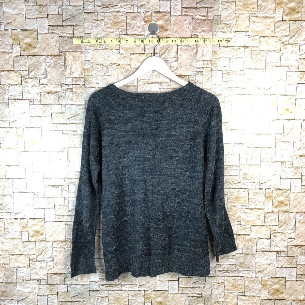 Homespun Knitwear × Japanese Brand × Vintage Navy Dark Blue Knitwear #A1089 Size M / US 6-8 / IT 42-44 - 12 Thumbnail