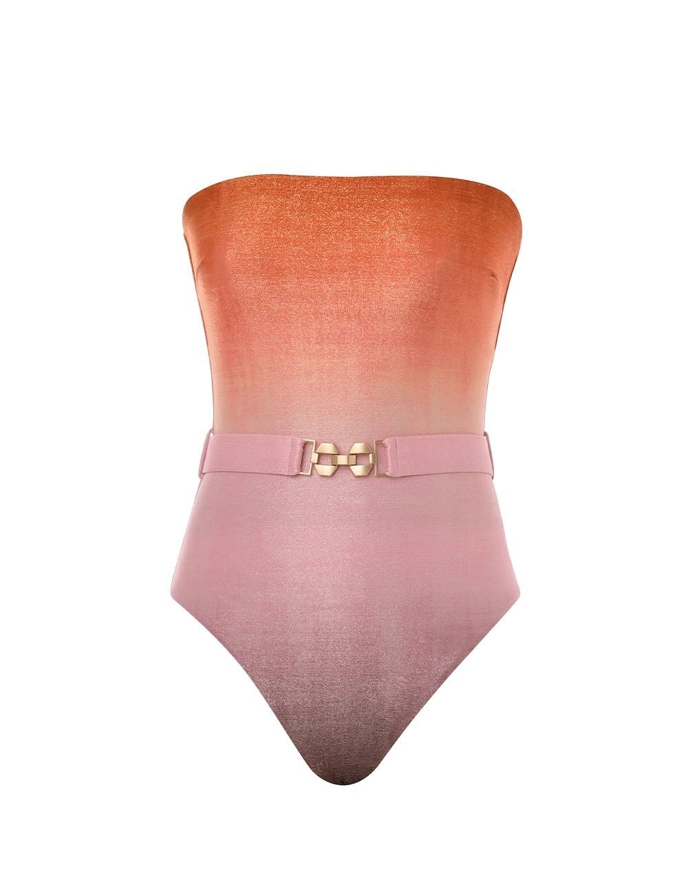 Zimmermann oc11z0525 Strapless Metallic Lurex One Piece Swimsuit Size M / US 6-8 / IT 42-44 - 1 Thumbnail