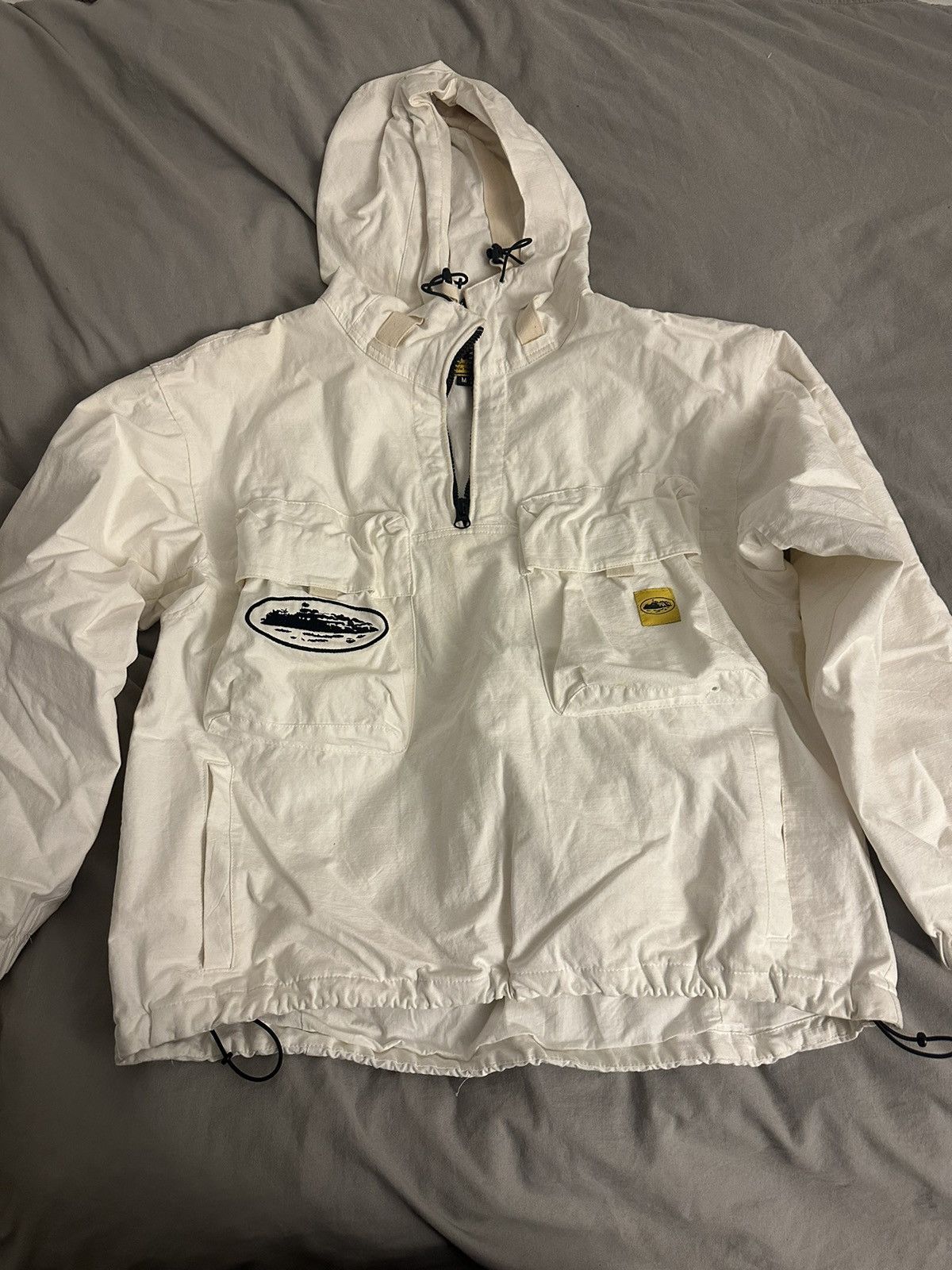 Corteiz Corteiz Storm Jacket White | Grailed