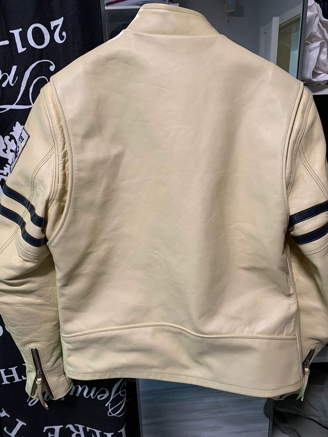 TOYS McCOY tonys mccoys beck666 Horsehide Jacket Off-White 38 Size US XXS / EU 40 - 6 Thumbnail