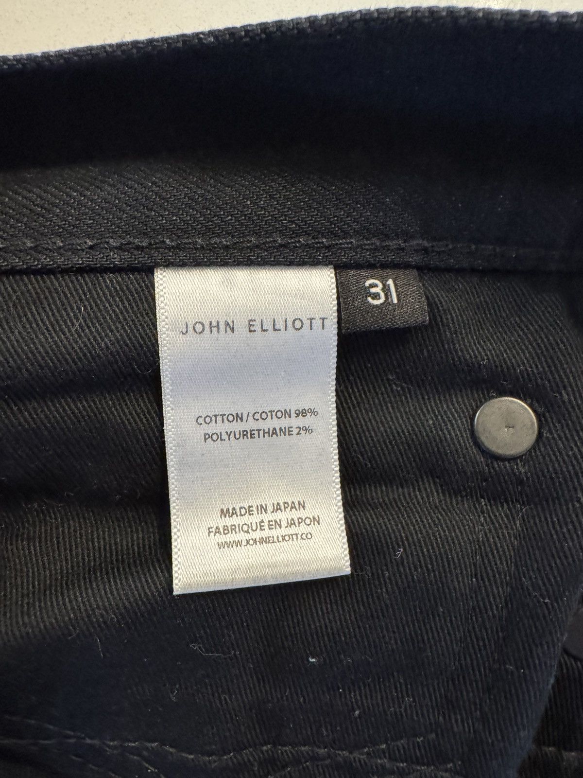John Elliott John Elliott The Cast 2 Slim Obsidian *Retail $300* Size US 31 - 6 Thumbnail