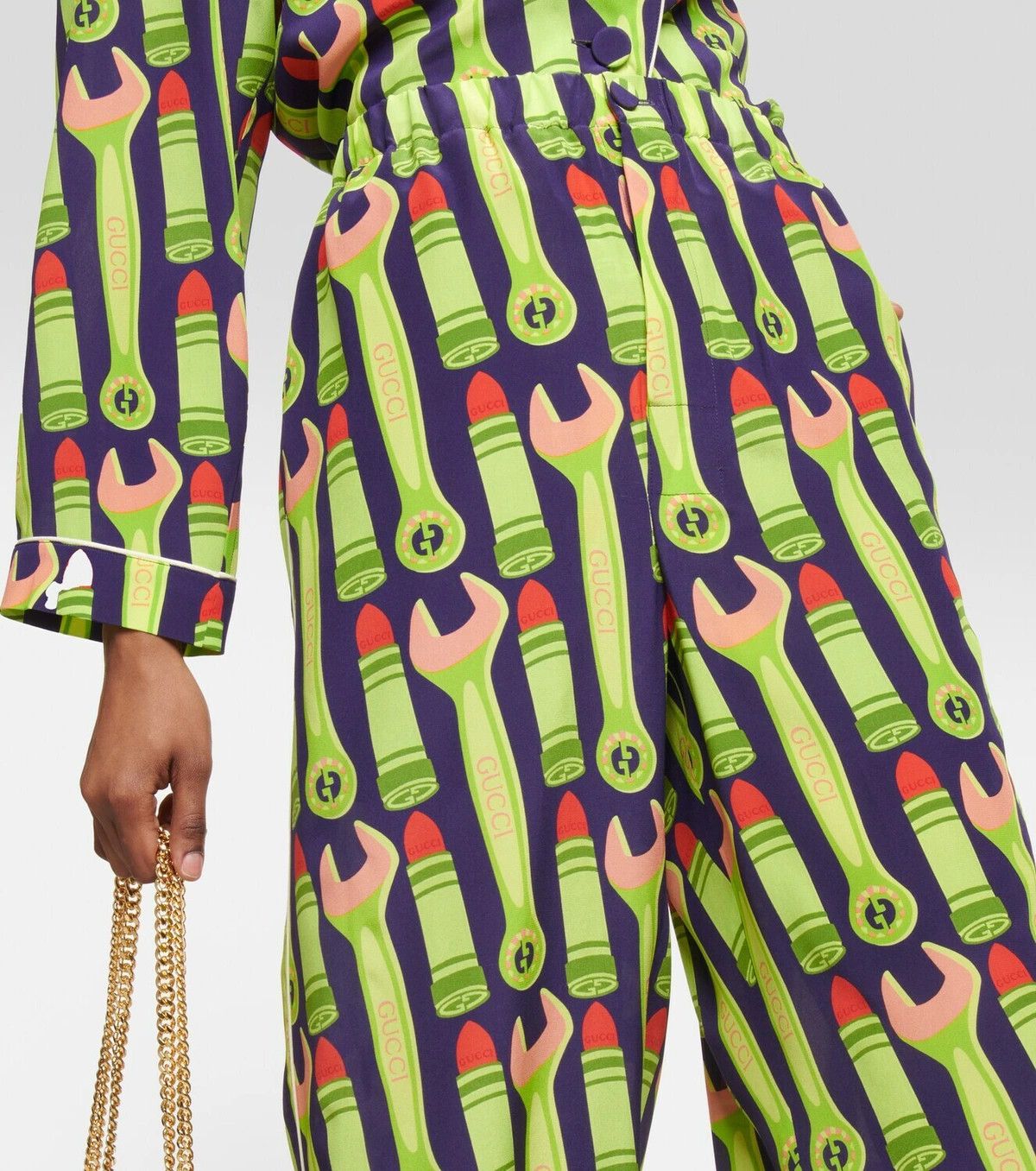 Gucci o1y0925 Sweatpant in Multicolor Size 26" / US 2 / IT 38 - 2 Thumbnail