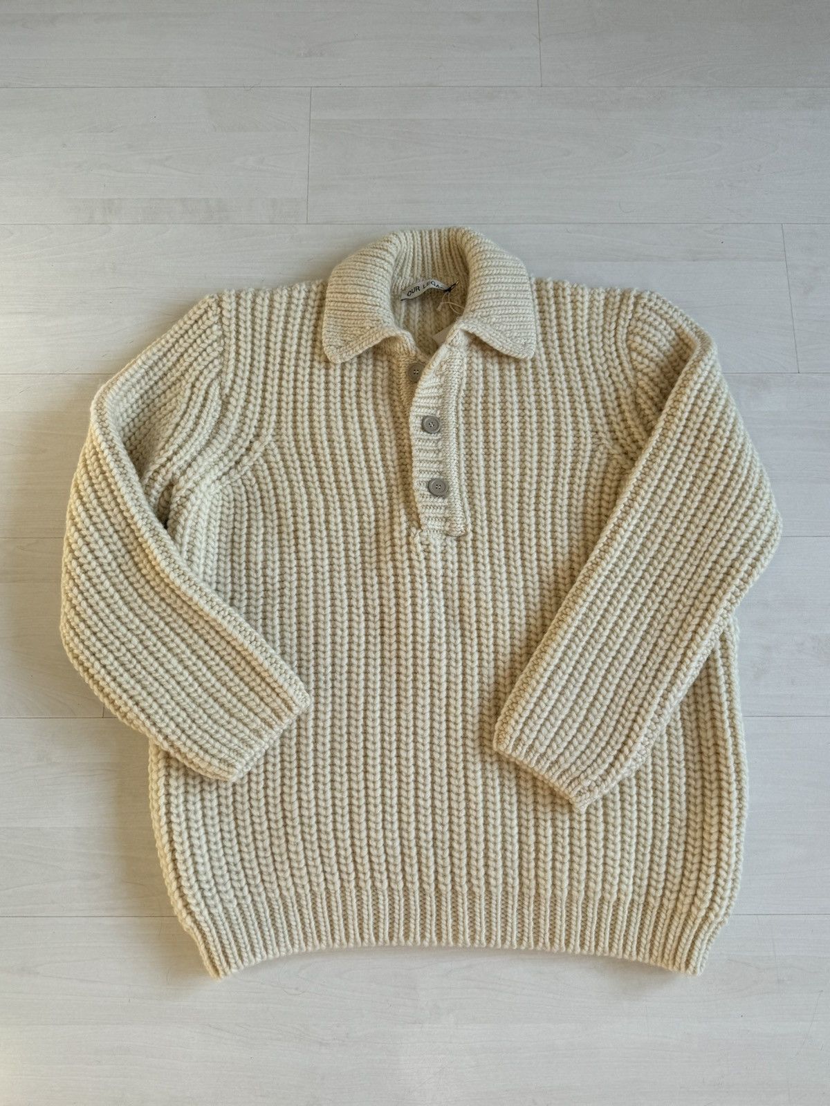 OUR LEGACY BIG PIQUET POLO サイズ46